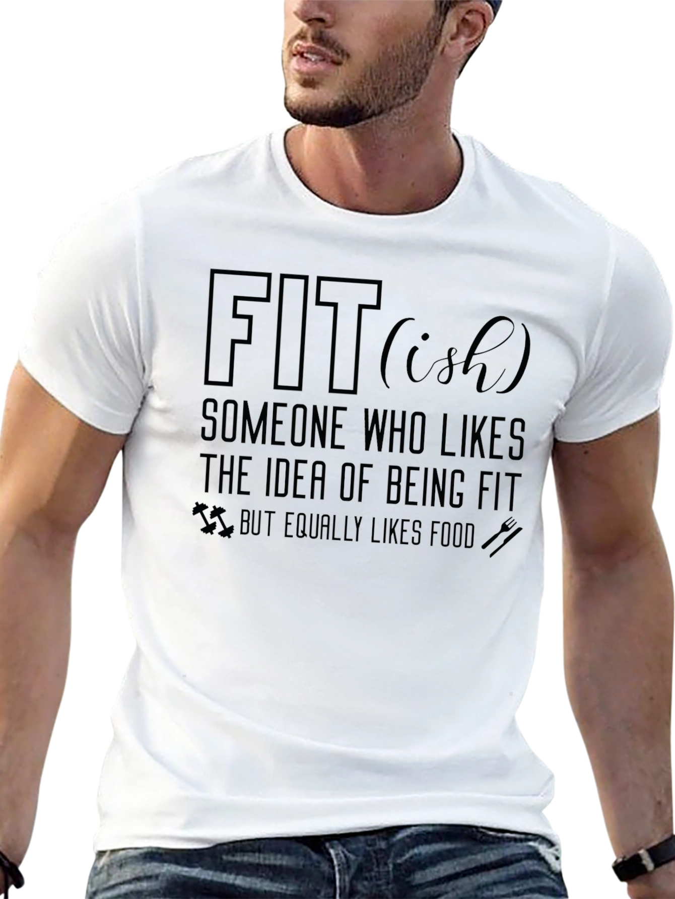 Fit-ish Graphic Tee - Funny Fitness T-Shirt