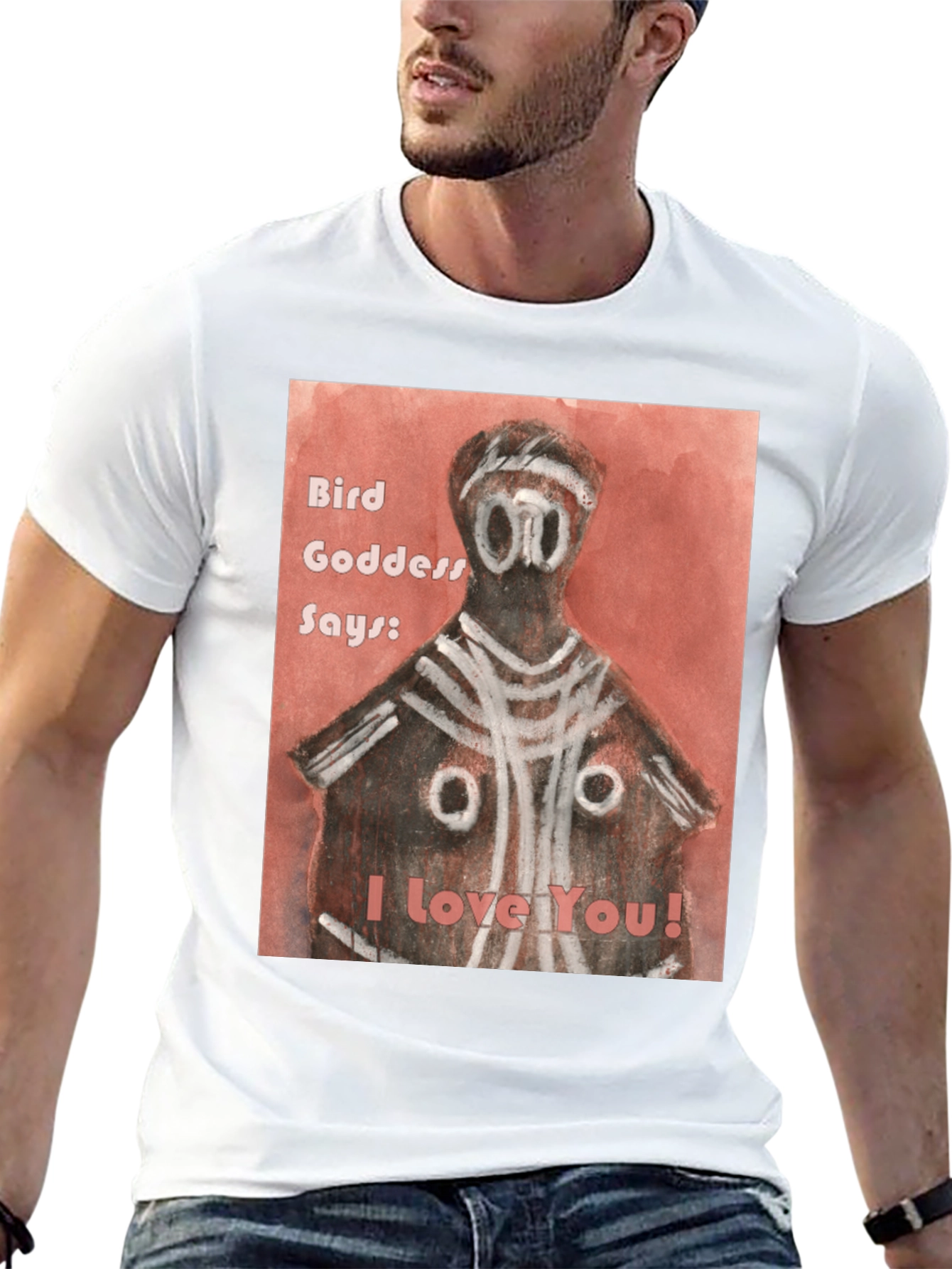 Bird Goddess Says I Love You T-Shirt