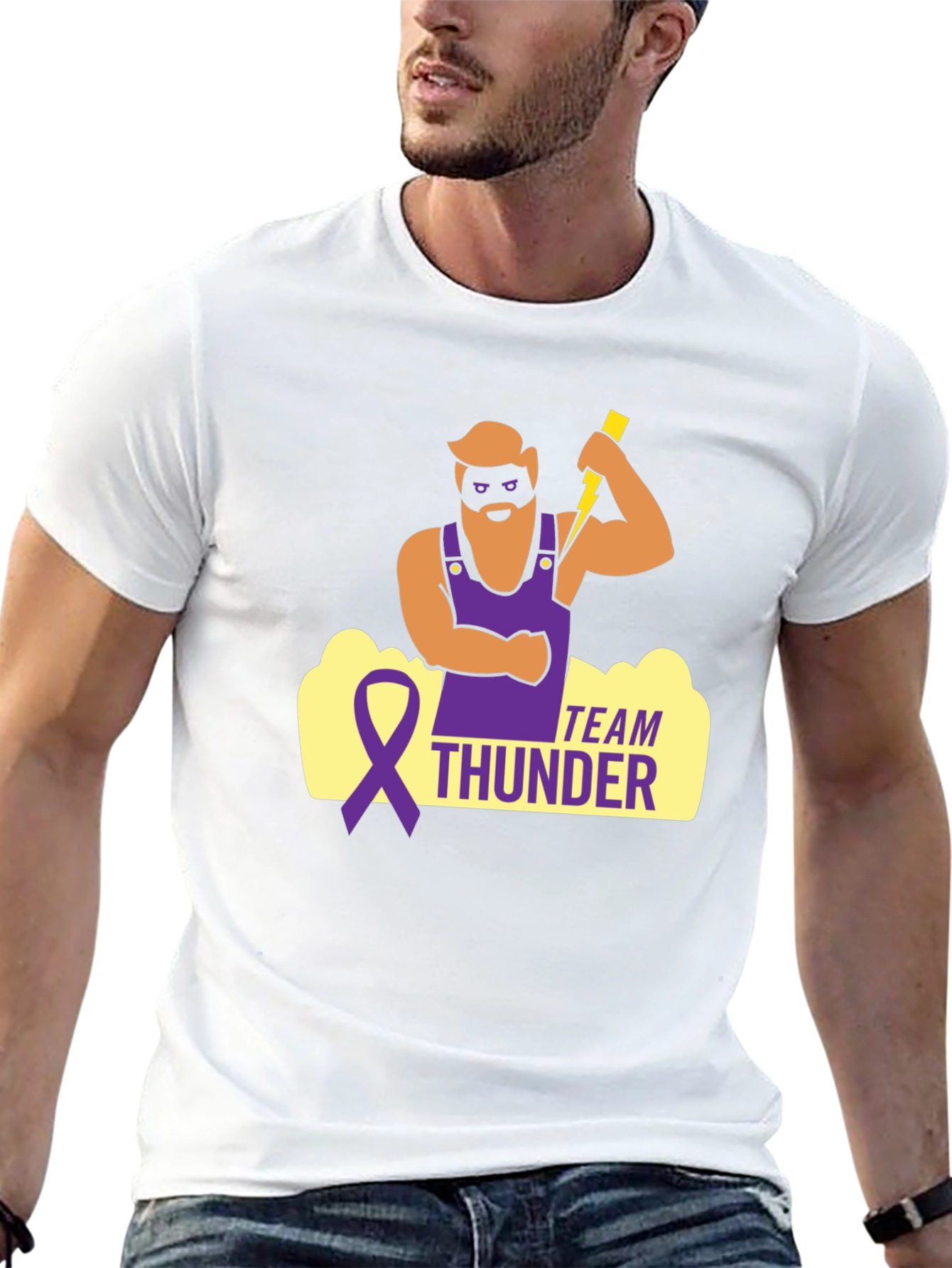 Team Thunder Graphic T-Shirt - Support and Style!