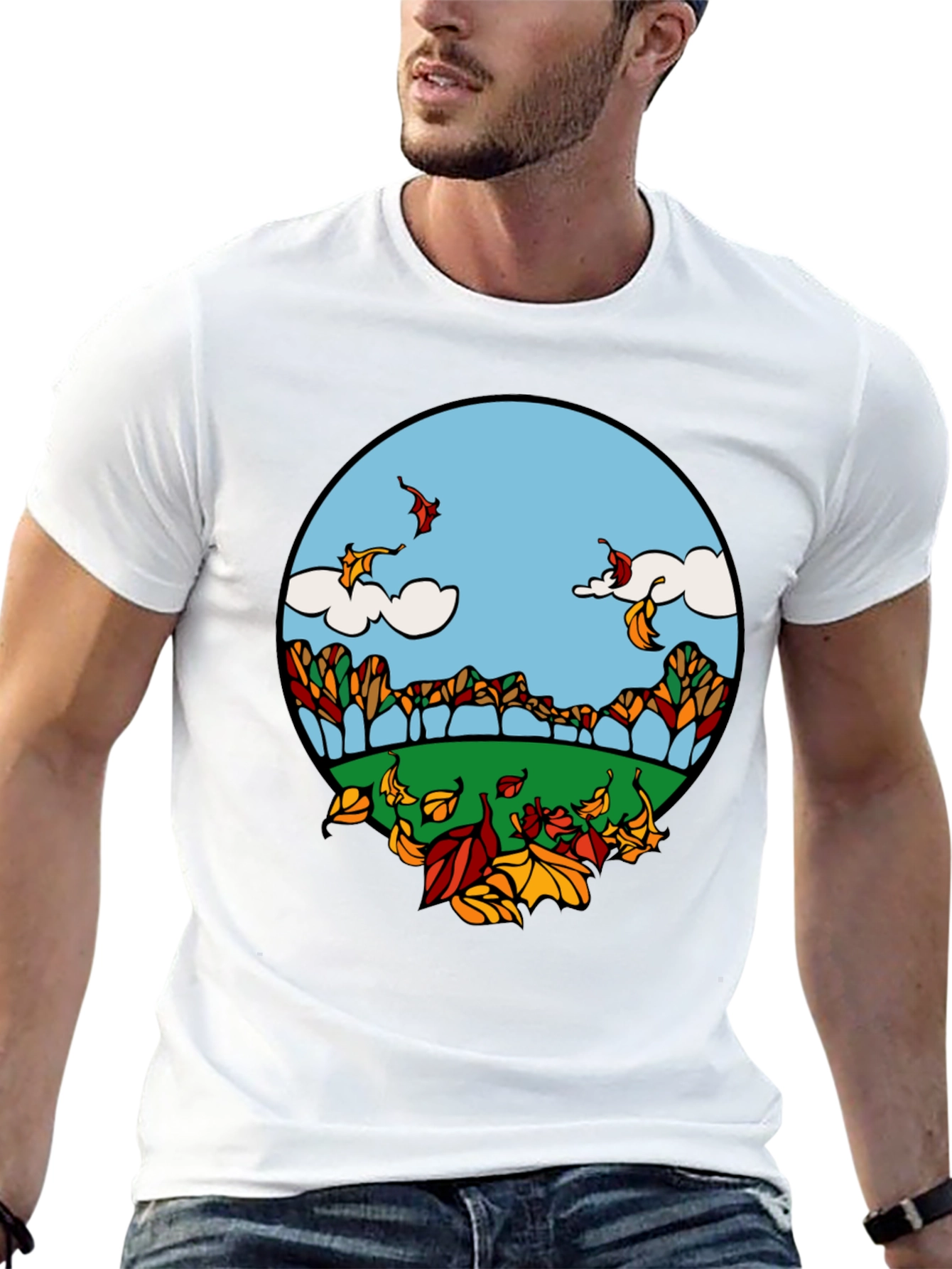 Autumn Landscape Graphic Tee