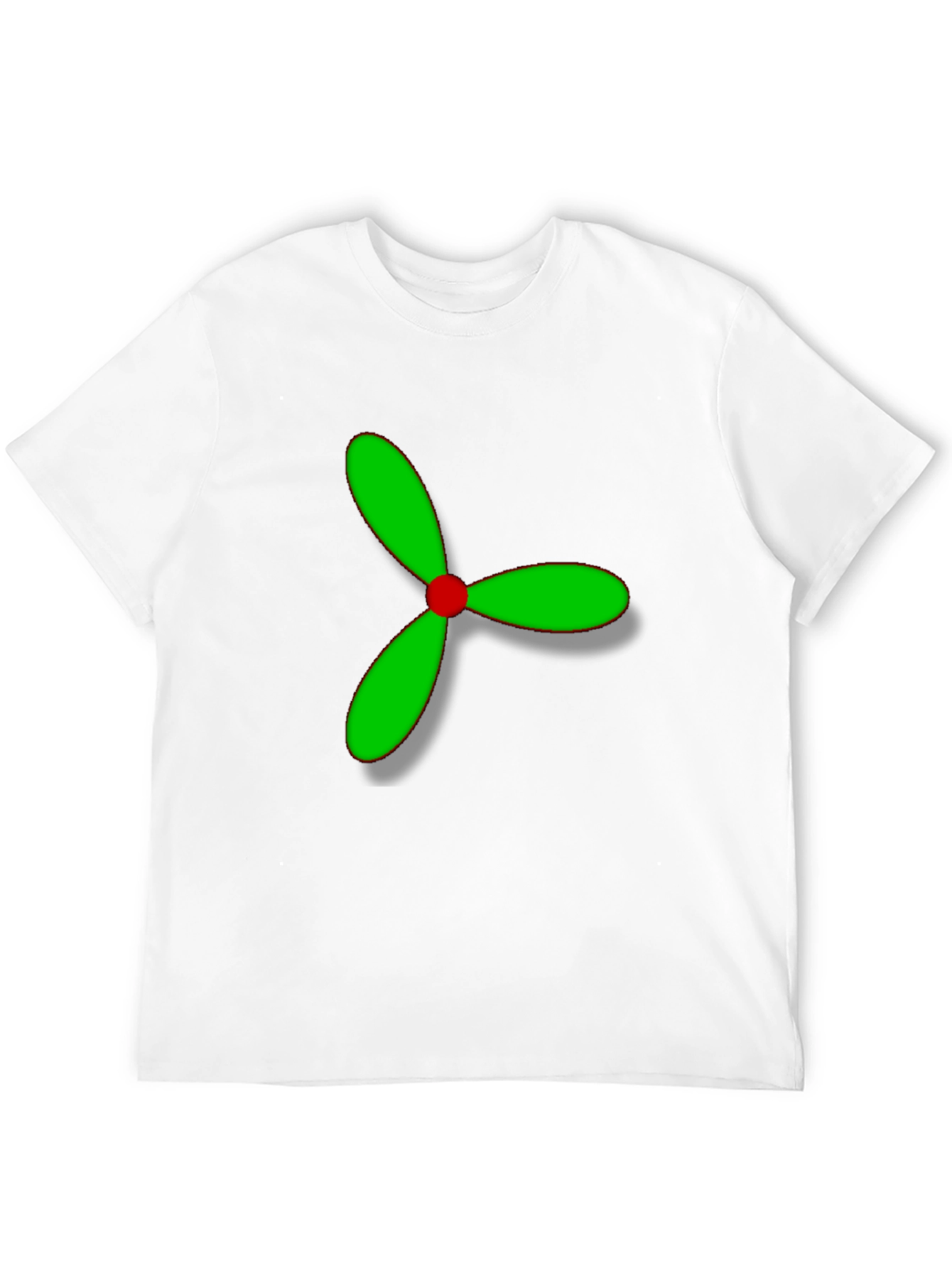 Propeller Graphic Tee - Modern Design Black T-Shirt