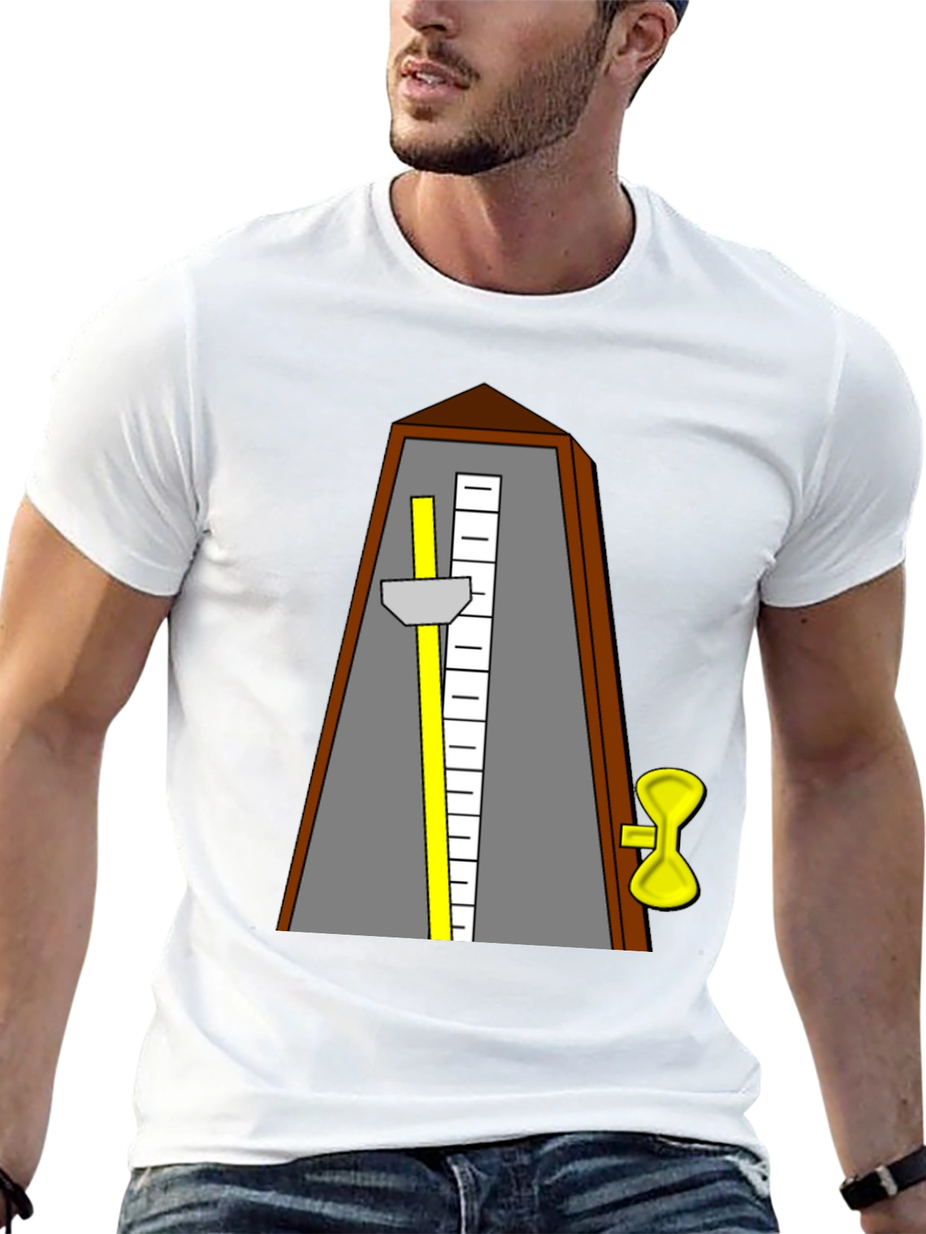Metronome Graphic Black T-Shirt
