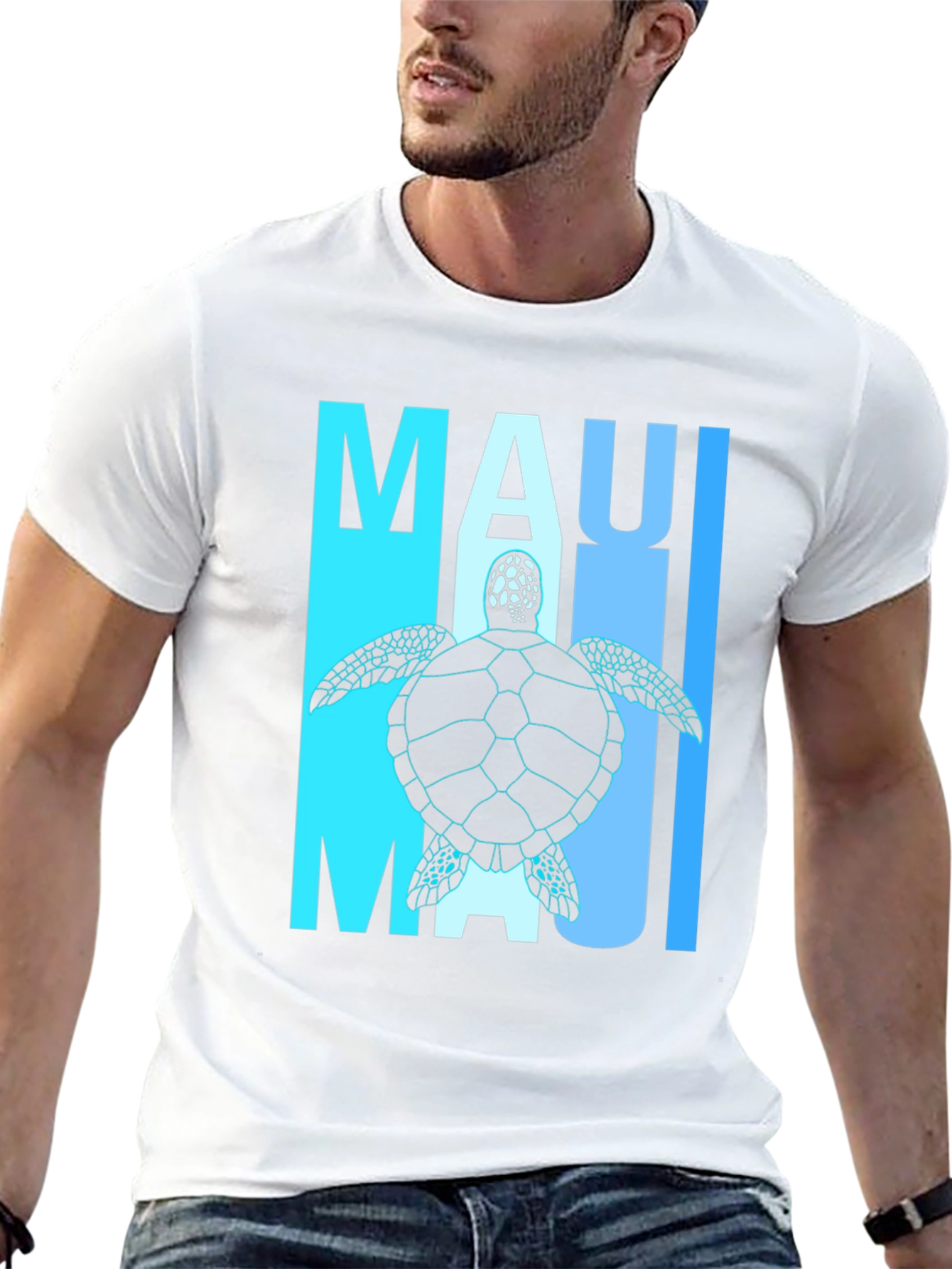 Maui Turtle Graphic T-Shirt - Island Style
