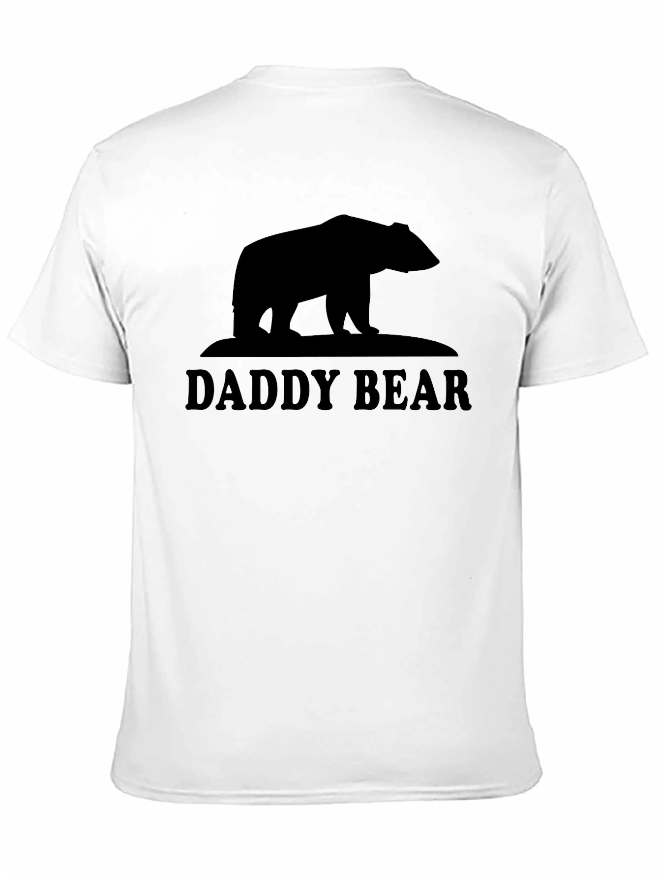 Daddy Bear Black Graphic Tee
