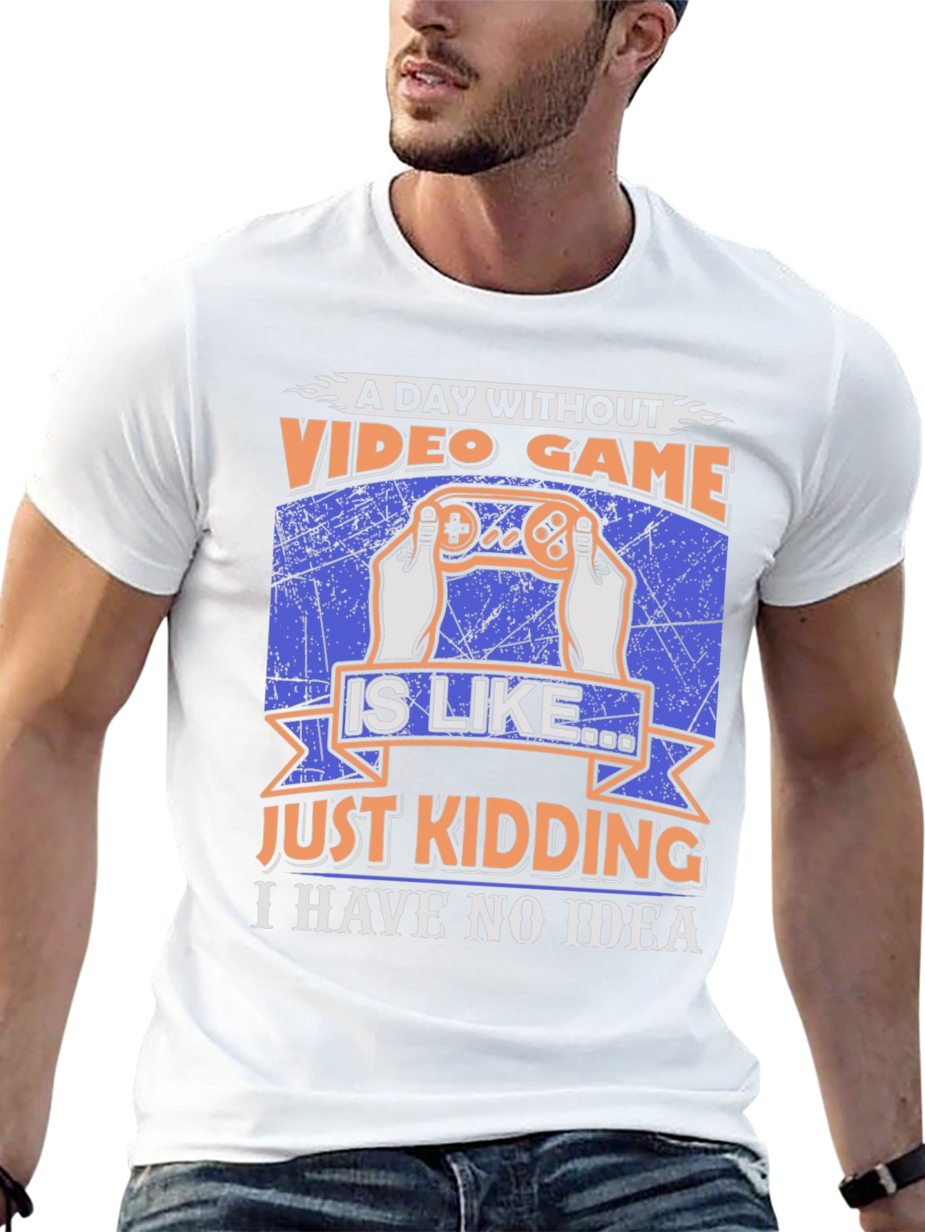 Funny Video Game T-Shirt: A Day Without