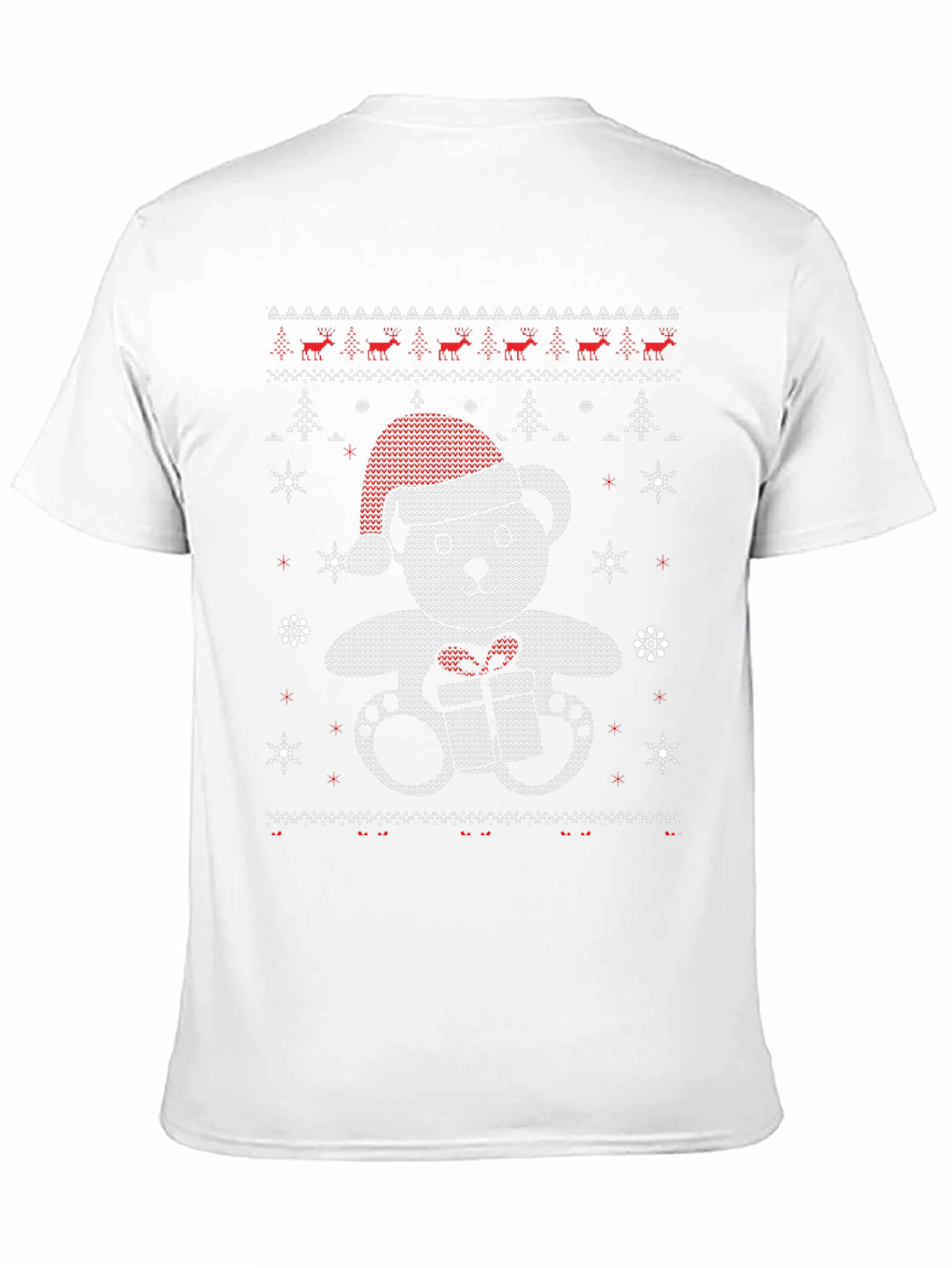 Festive Bear Christmas Knit T-Shirt