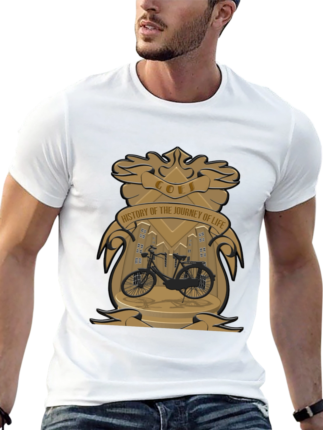 GOEI History of Life Black T-Shirt