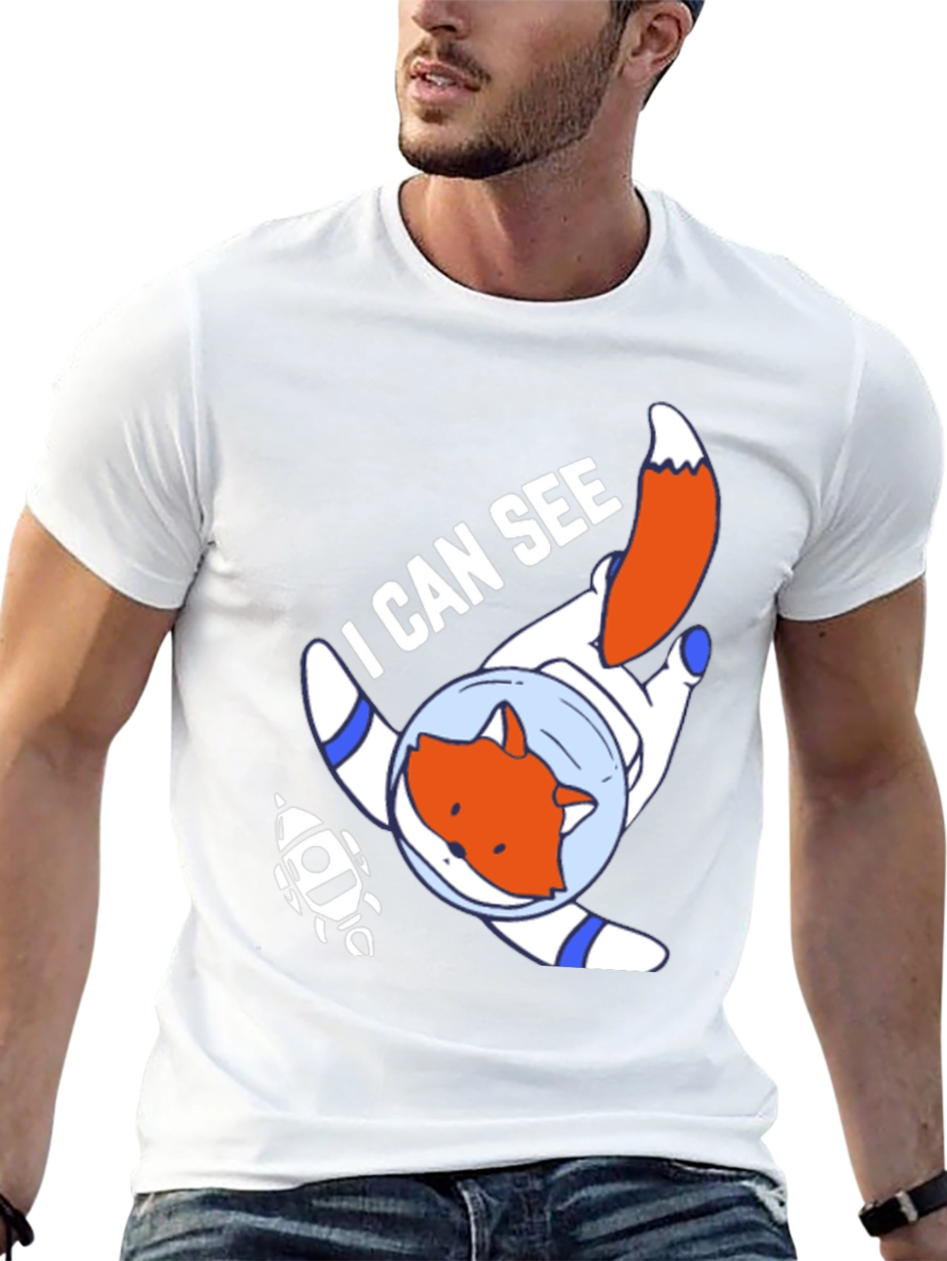 Fox Astronaut T-Shirt - I Can See Space!