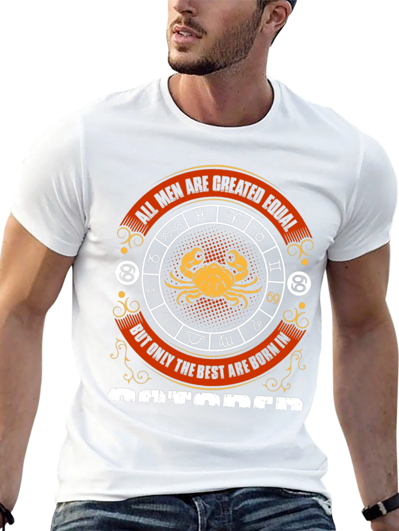 October Zodiac Graphic T-Shirt