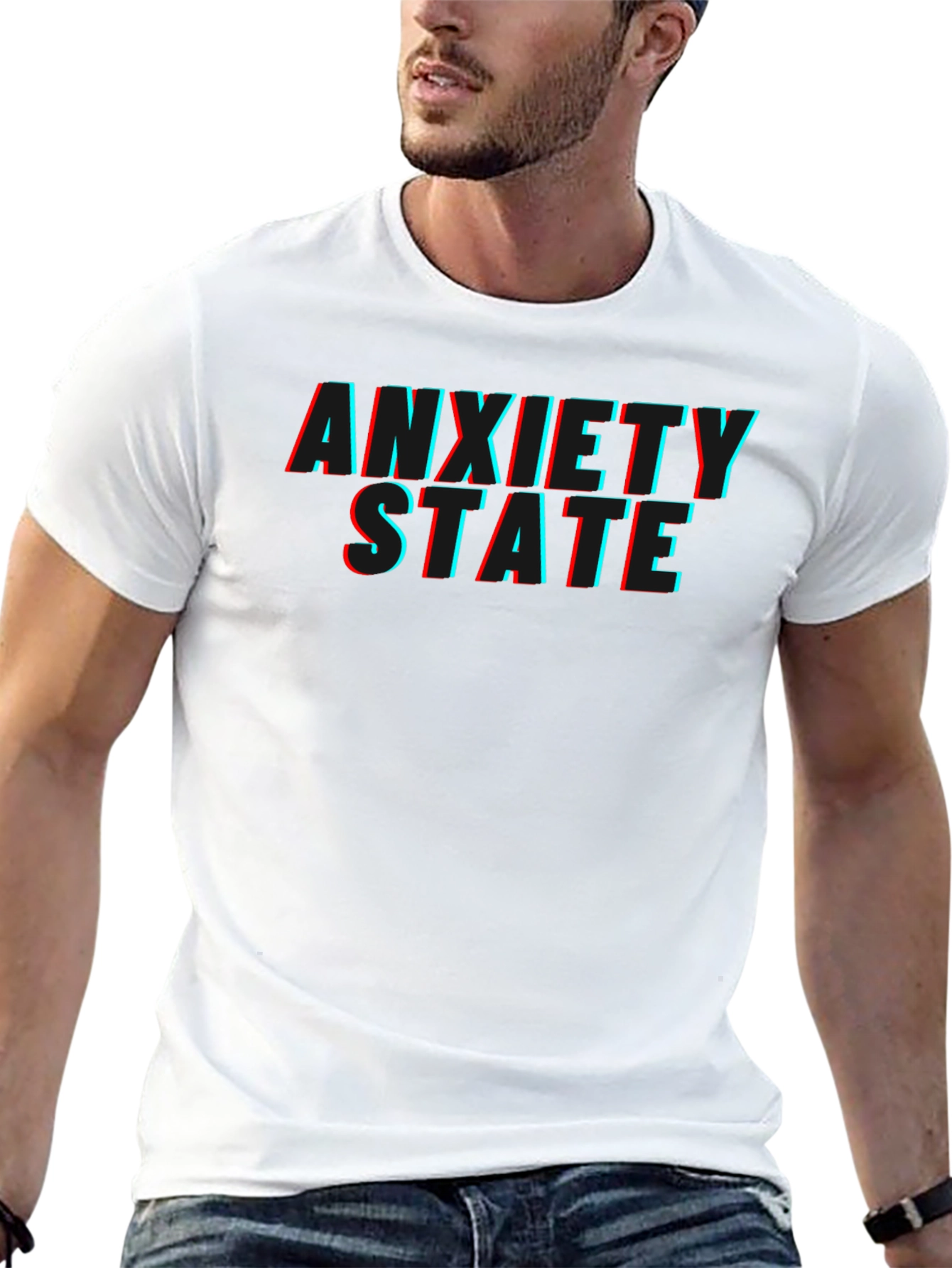 Anxiety State Graphic T-Shirt - Bold & Edgy