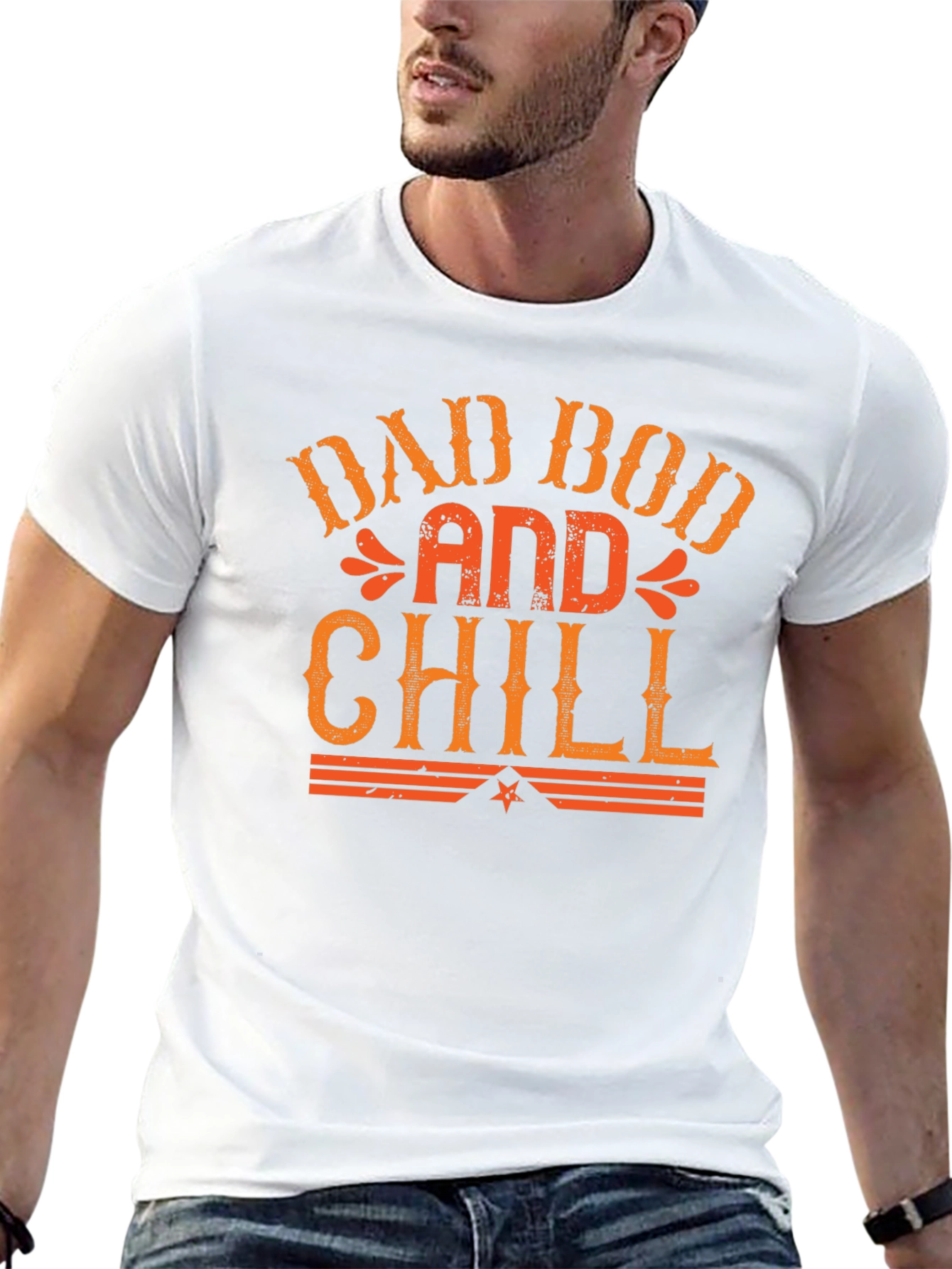 Dad Bod and Chill Graphic T-Shirt