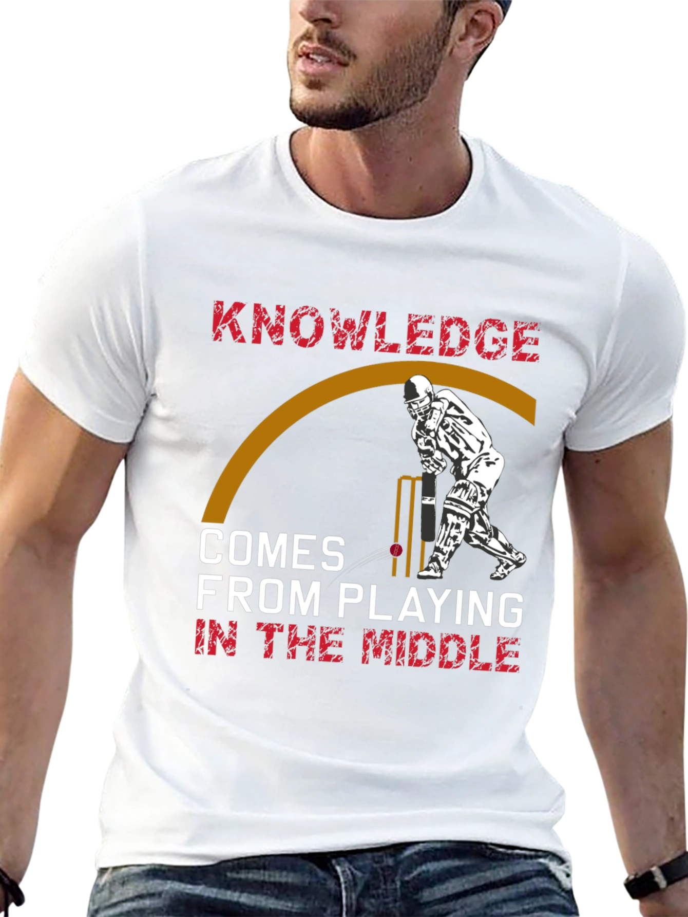 Cricket Knowledge Graphic T-Shirt