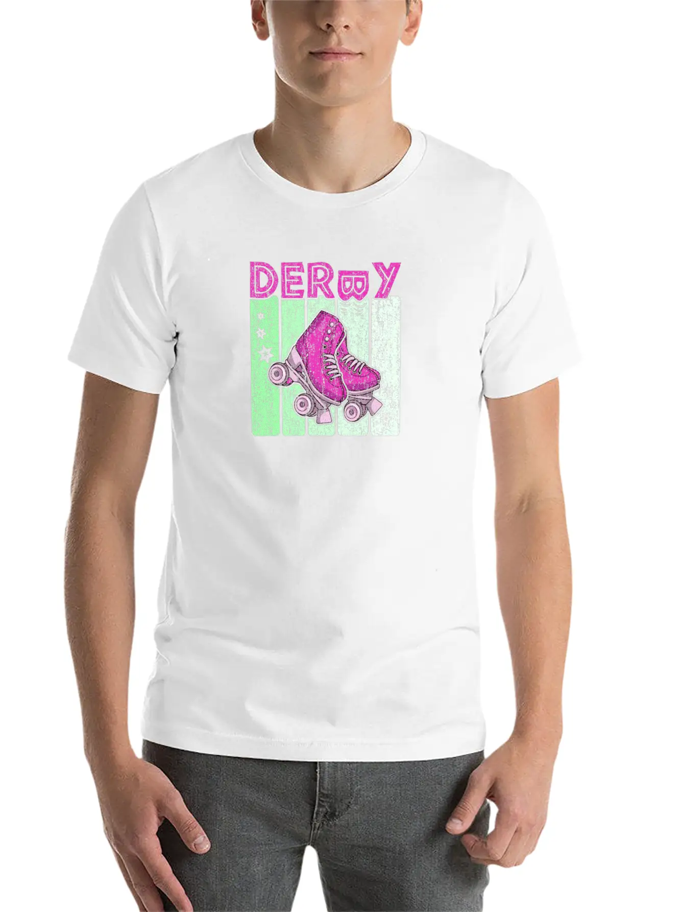 Roller Derby 70s Skate Disco Unisex Casual T-Shirt – Clean Design For Daily Comfort