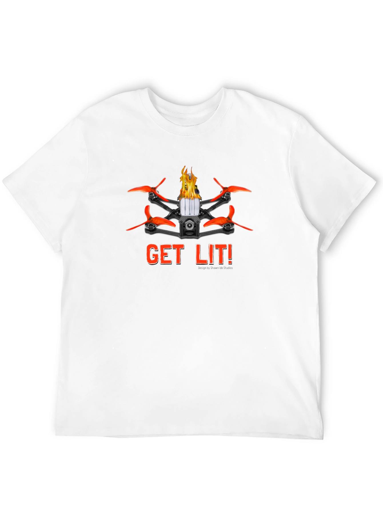 Get Lit Drone Graphic Tee