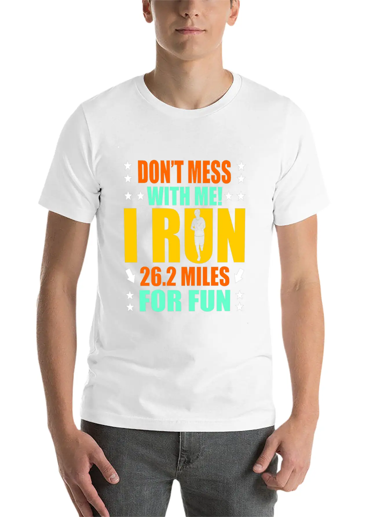 Running Unisex Casual T-Shirt – Clean Design For Daily Comfort