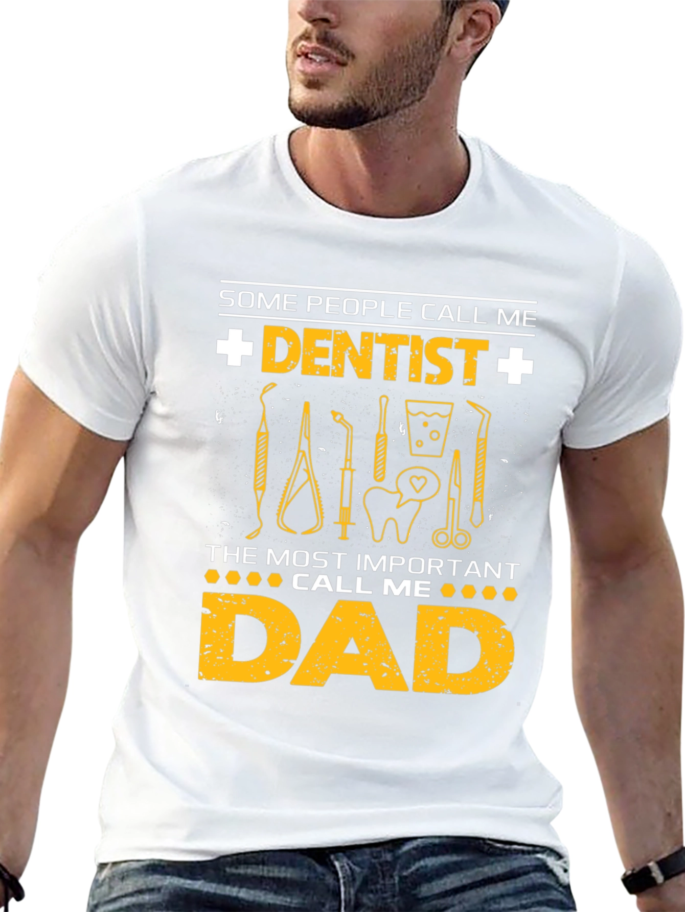 Dentist Dad T-Shirt - Gift for Dentist Fathers