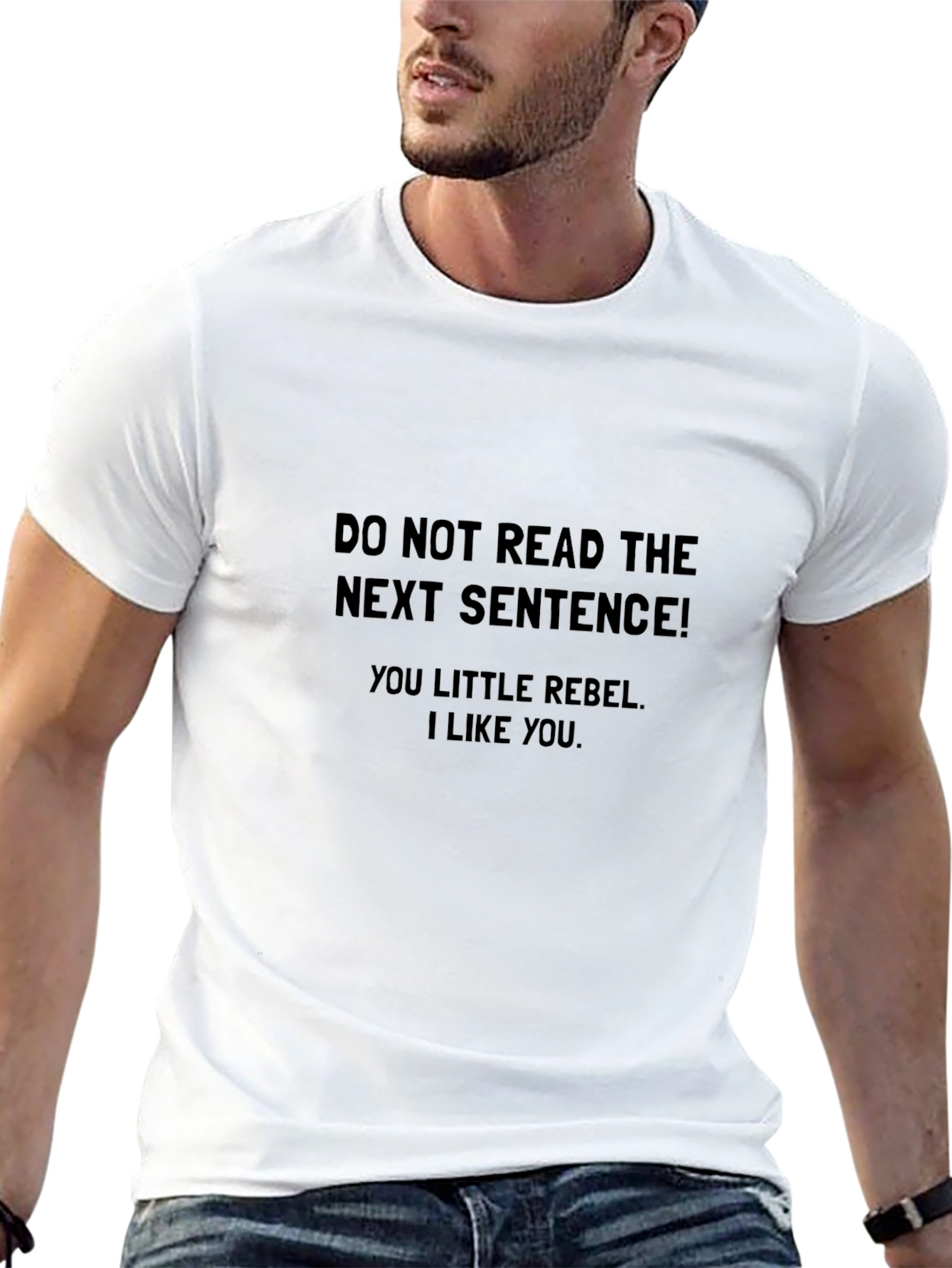 Rebellious Tee: Do Not Read T-Shirt