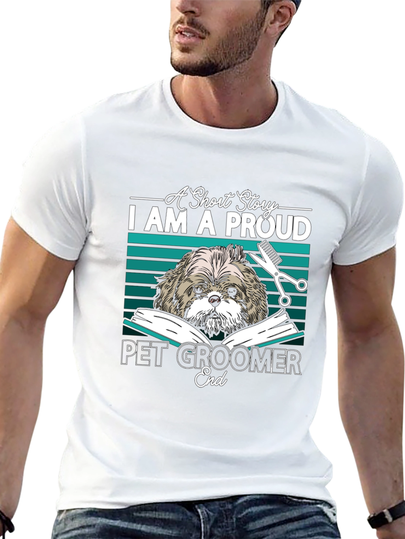 Proud Pet Groomer T-Shirt - Dog Lover Apparel