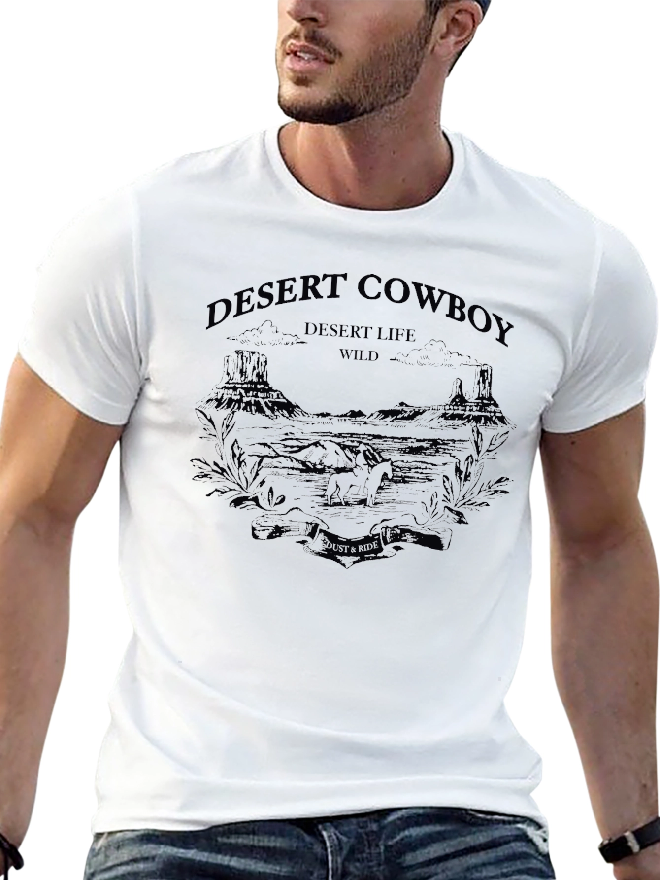 Desert Cowboy Graphic T-Shirt