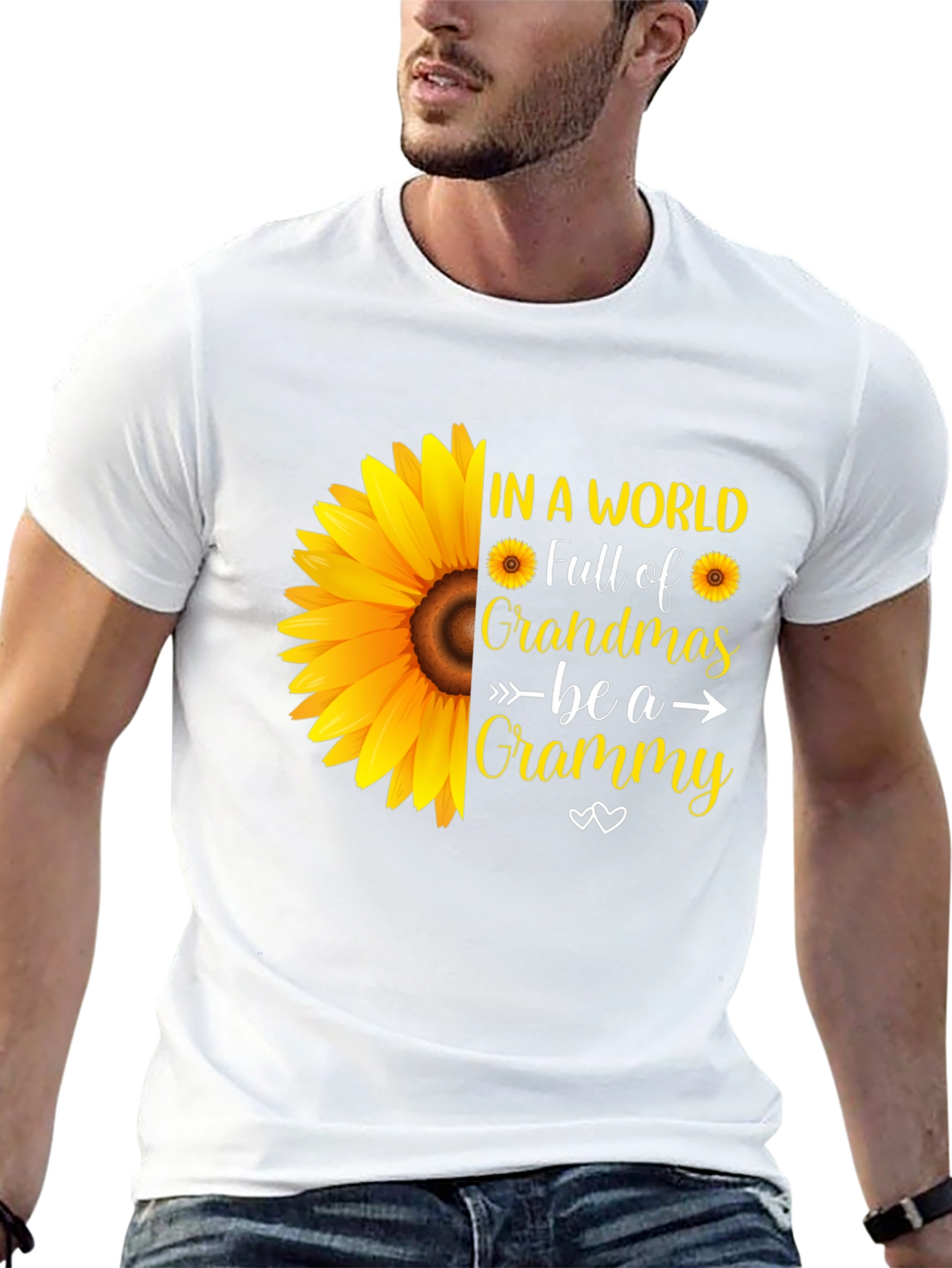 Grandma Sunflower Graphic Tee