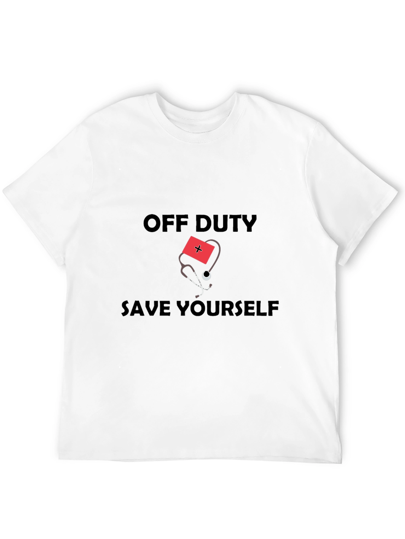 Off Duty Save Yourself Graphic Tee