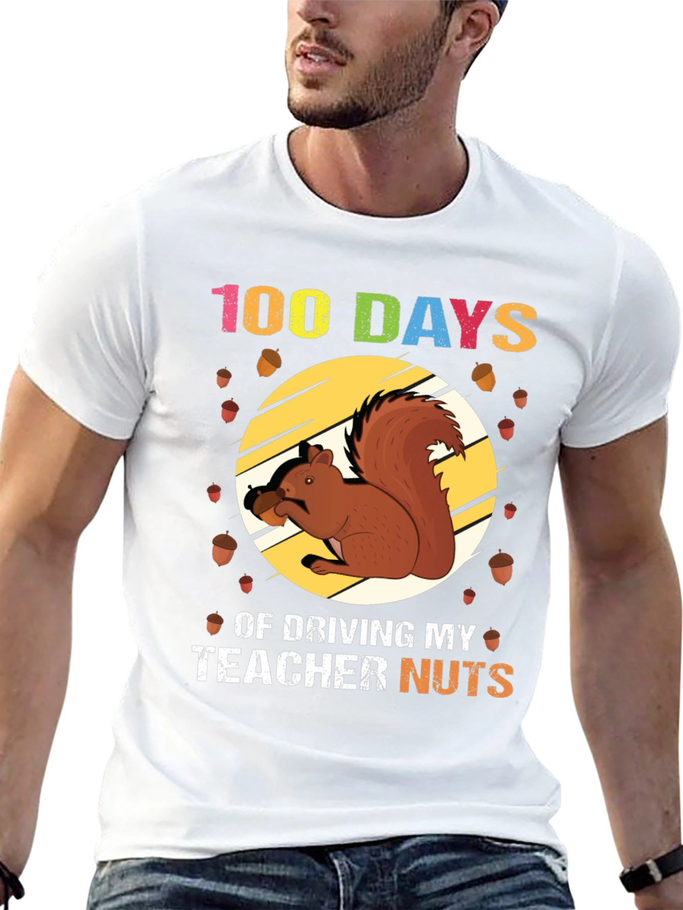 100 Days of School Squirrel T-Shirt