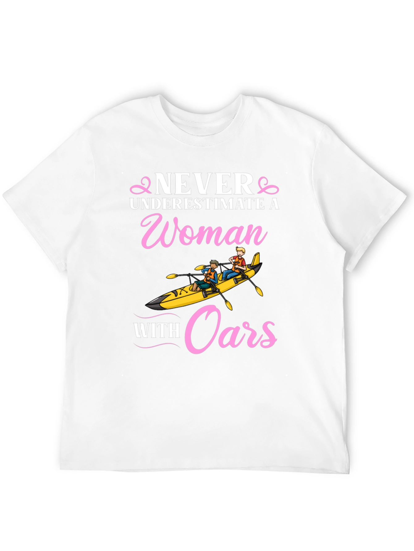 Never Underestimate A Woman With Oars T-Shirt
