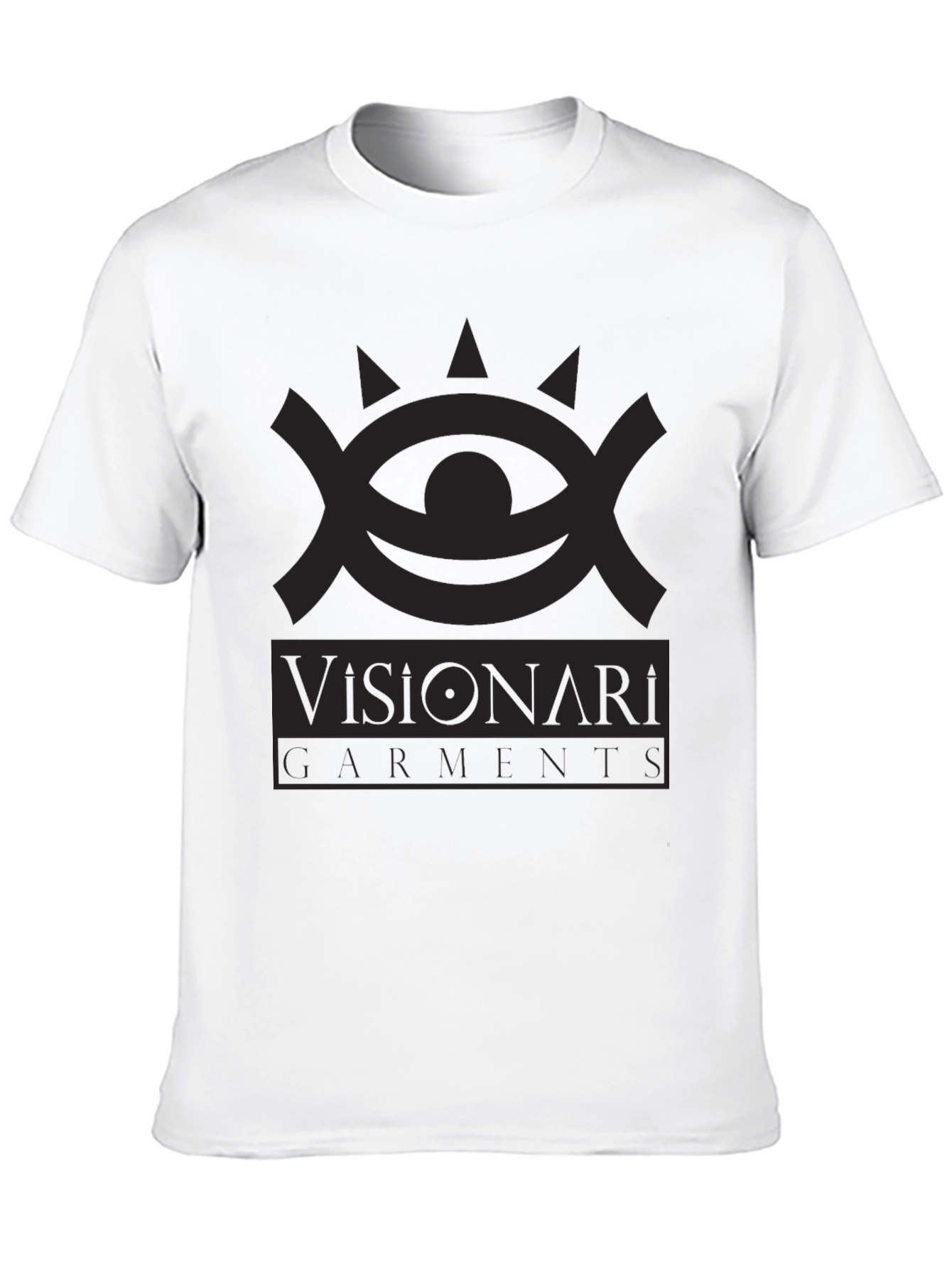 Visionari Garments Black Graphic Tee - Stylish Comfort