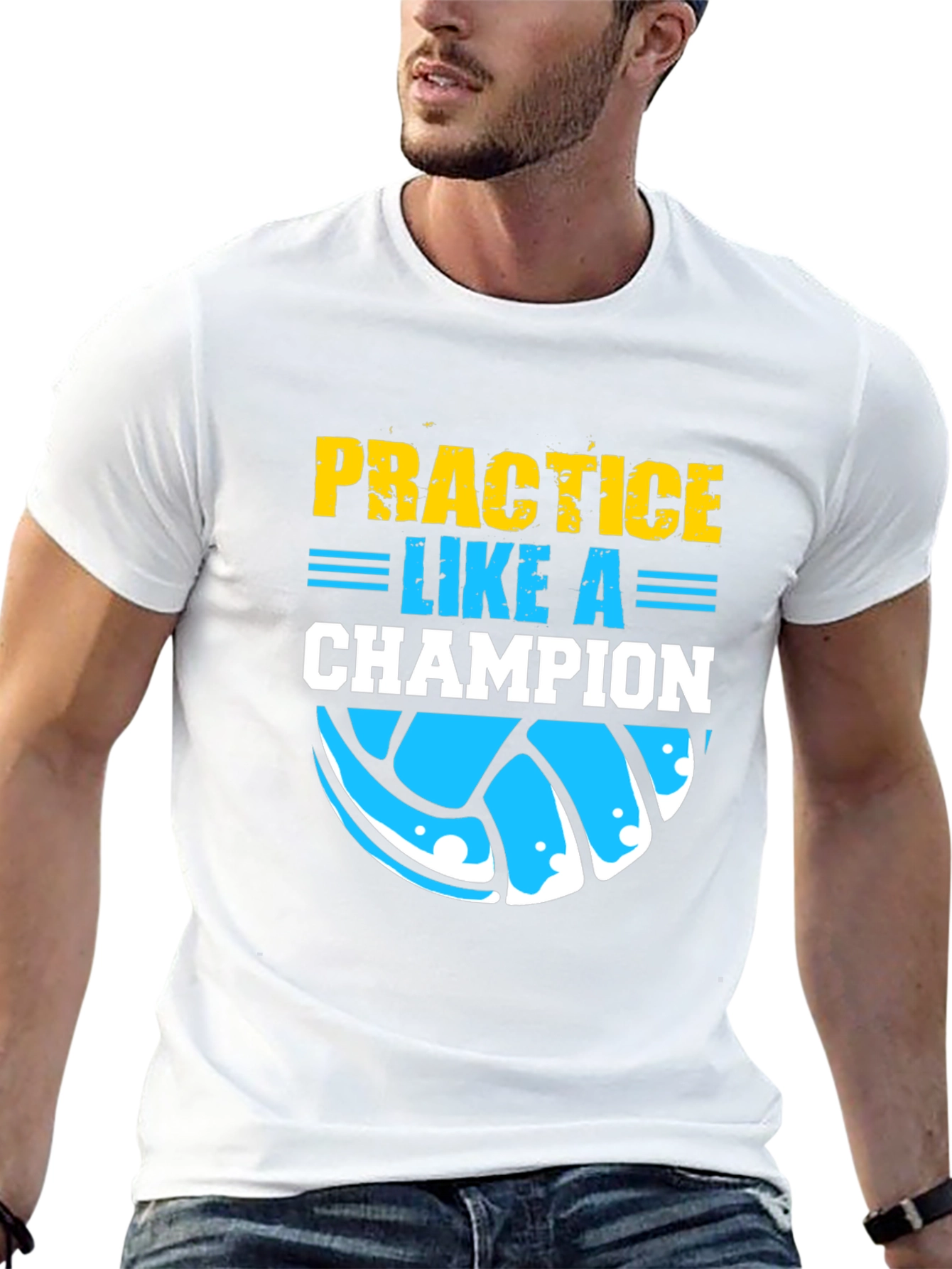 Practice Like a Champion Volleyball T-Shirt