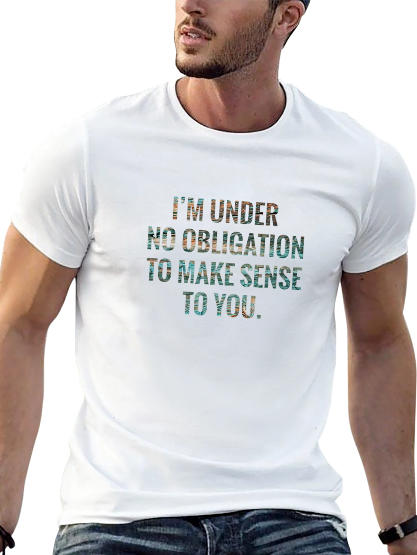 Funny Statement Graphic Tee - Make Sense