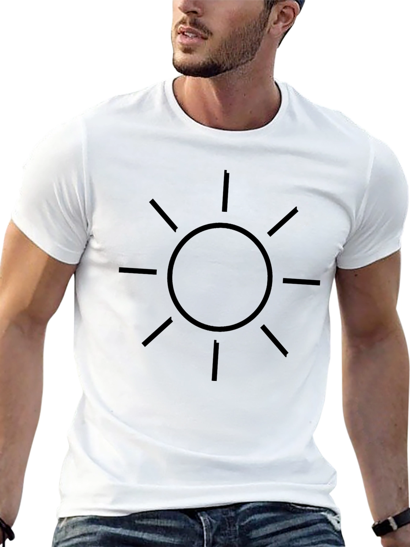 Sun Graphic Black T-Shirt