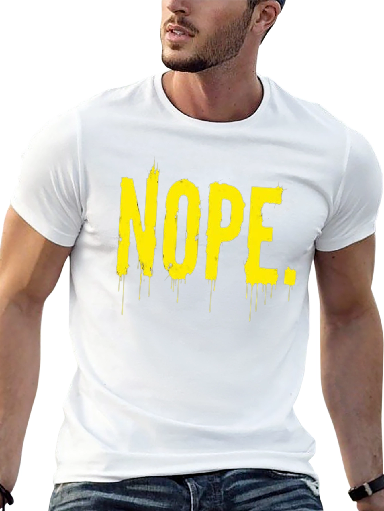 Nope Graphic Tee - Black T-Shirt