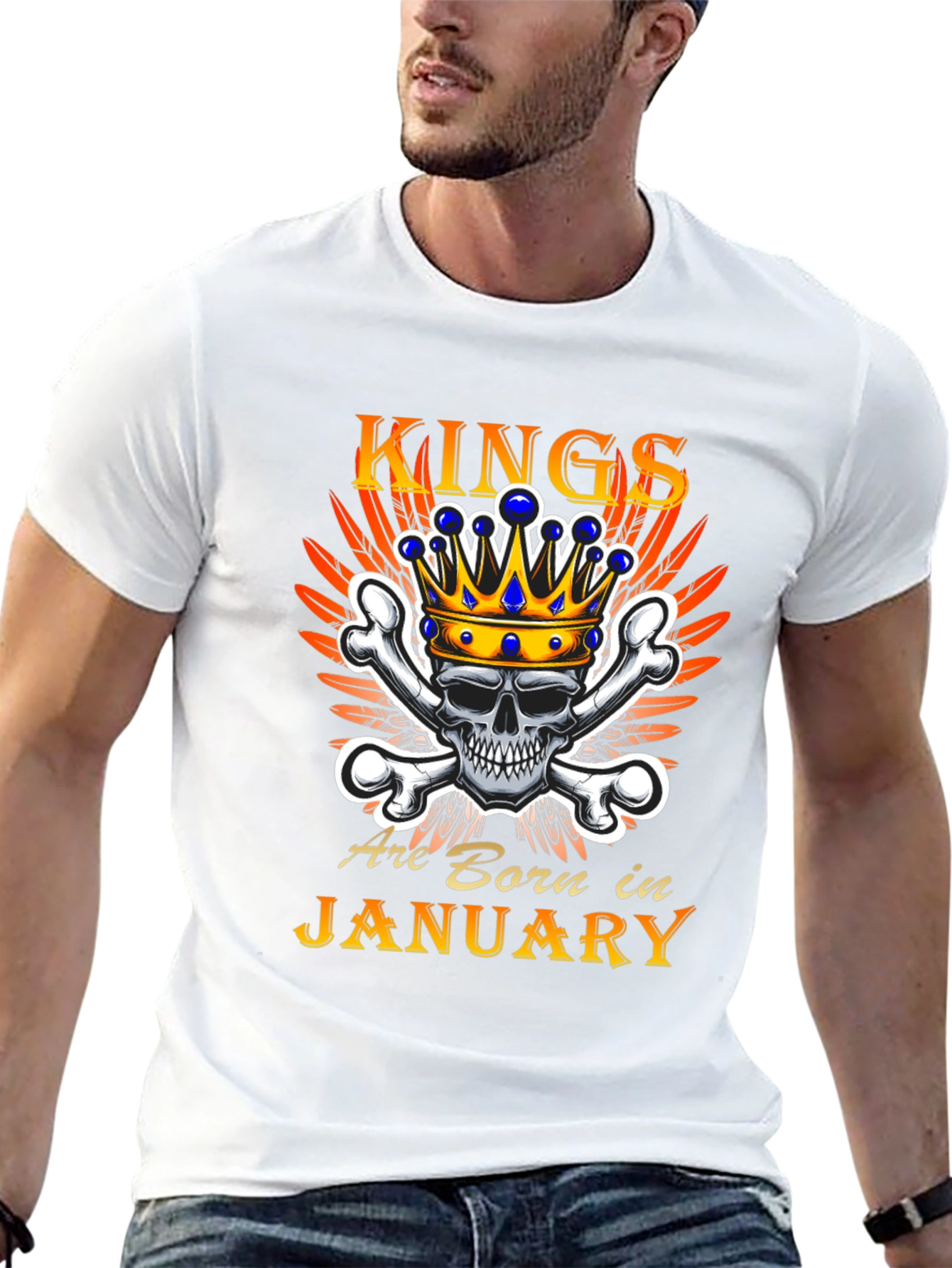 Kings Born in January T-Shirt
