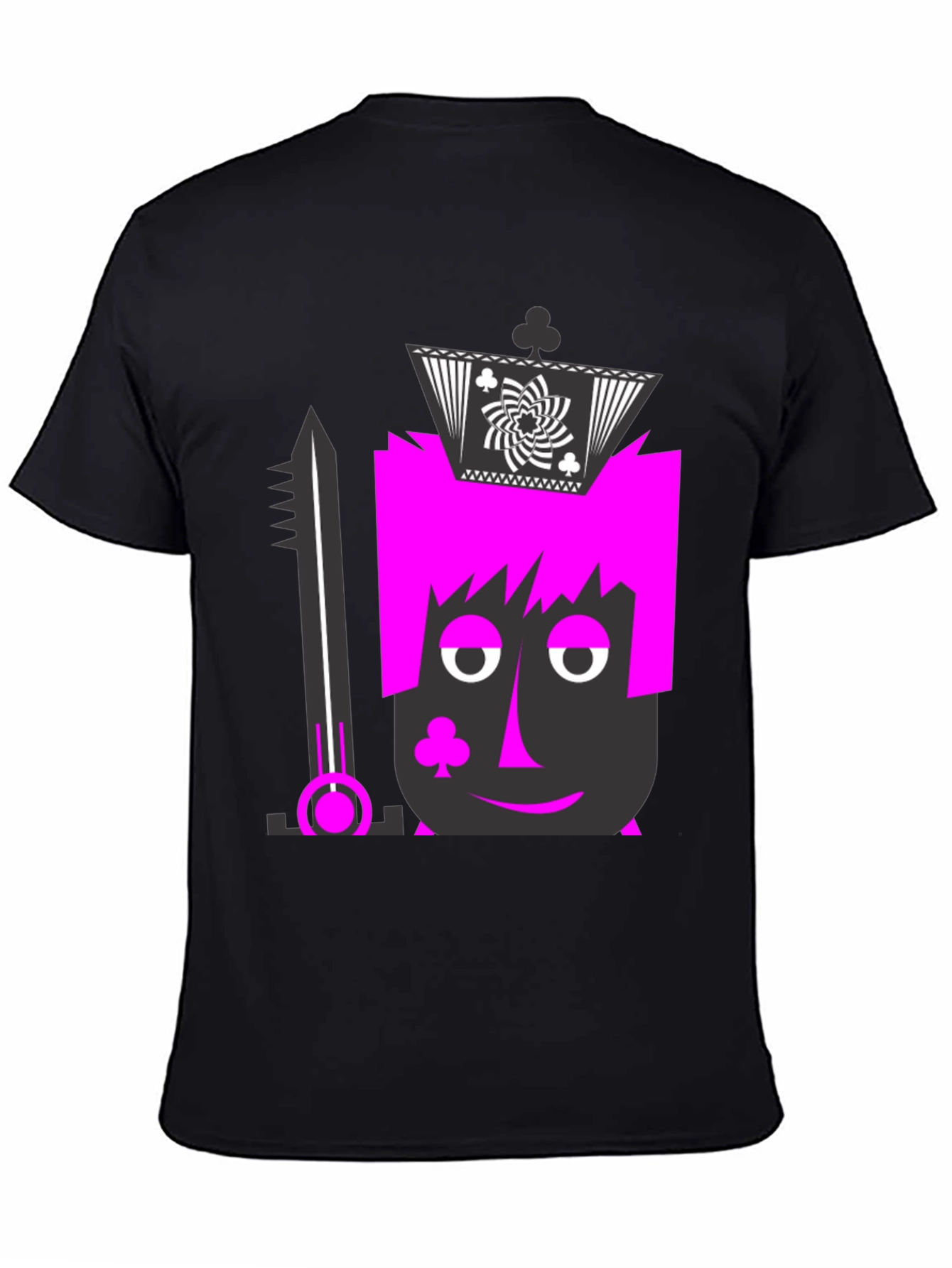 Club Suit Graphic Tee - Unique Design