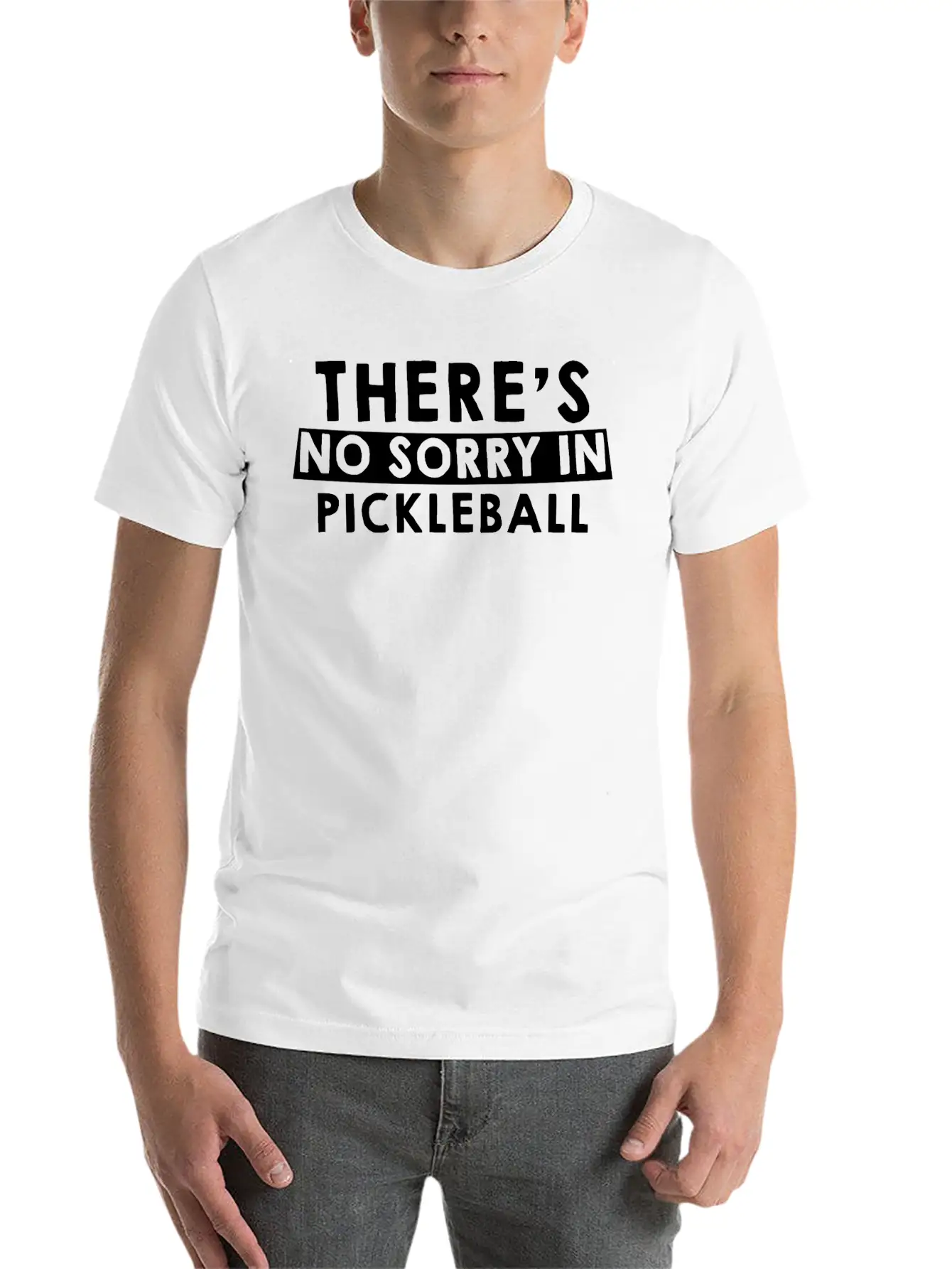There's No Sorry In Pickleball 6 Unisex Casual T-Shirt – Clean Design For Daily Comfort