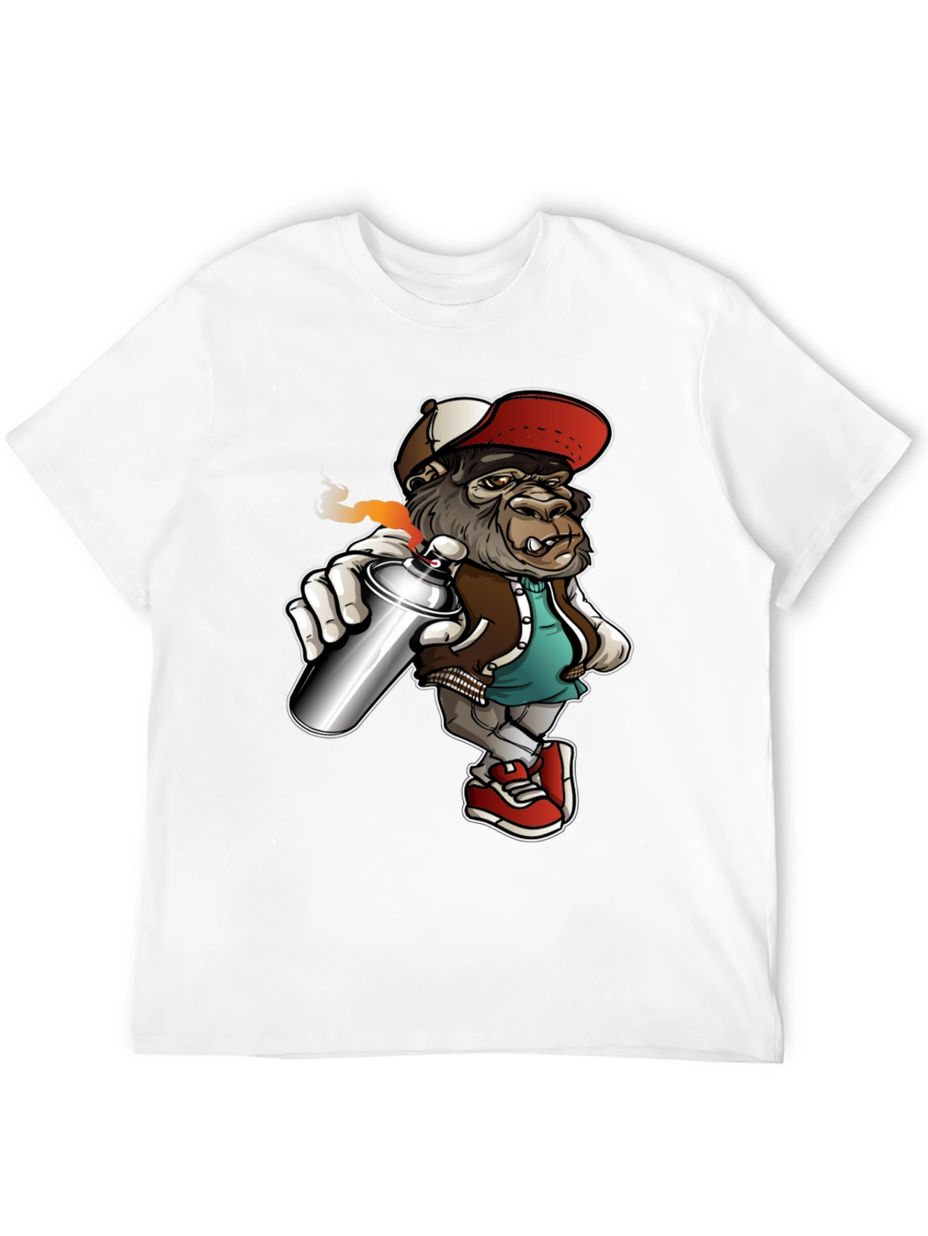 Cool Gorilla Graffiti Artist T-Shirt