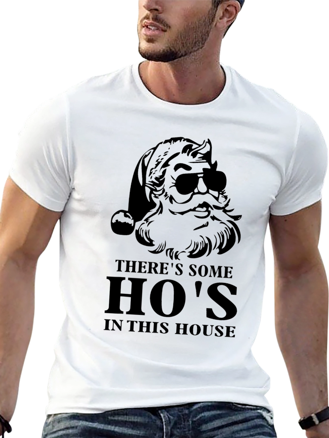 Funny Santa Hos In This House T-Shirt