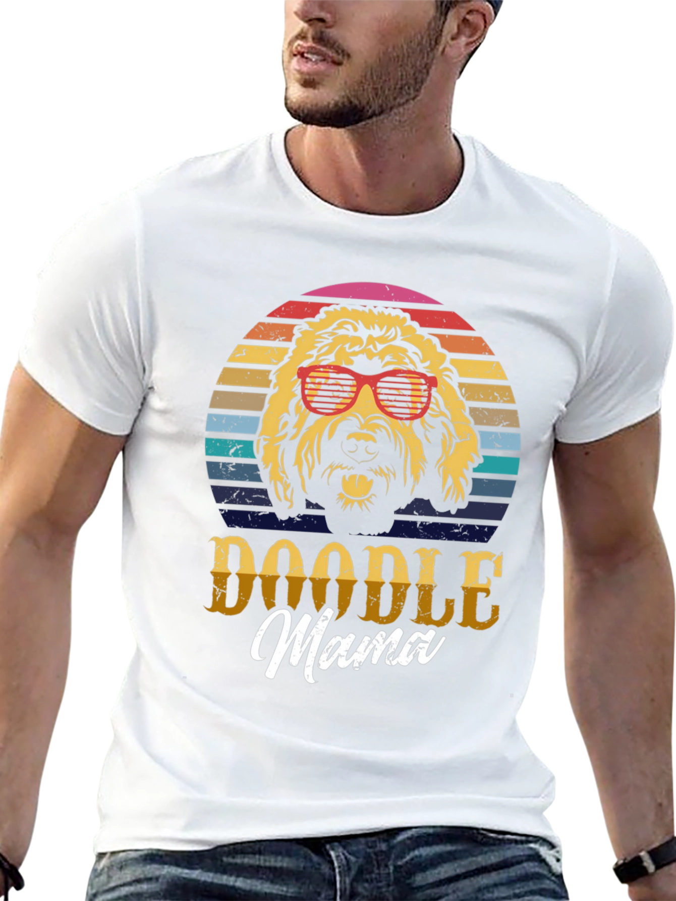 Doodle Mama T-Shirt - Retro Dog Lover Tee