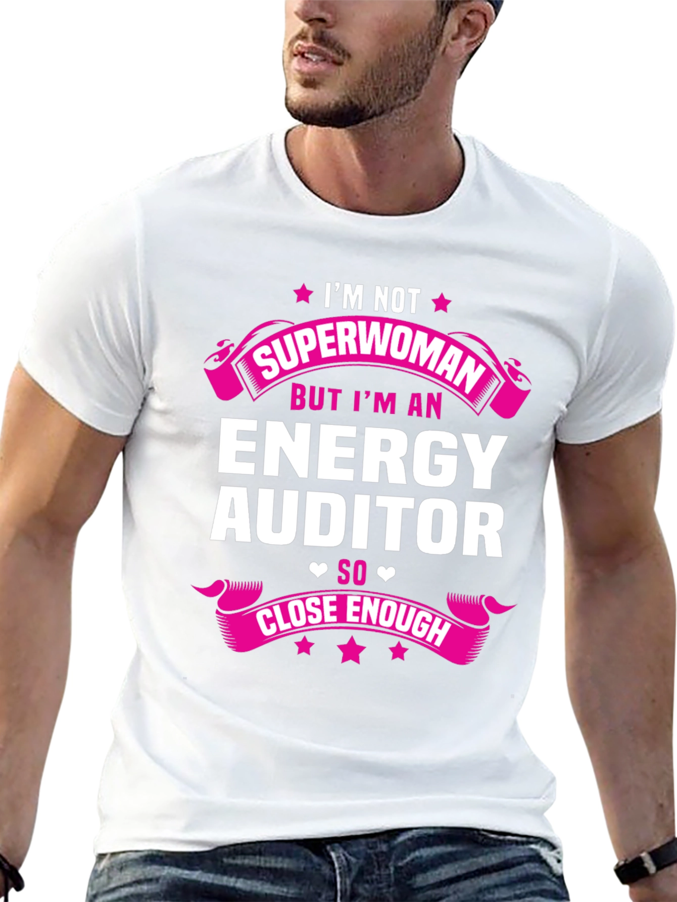 Energy Auditor Superwoman Funny T-Shirt