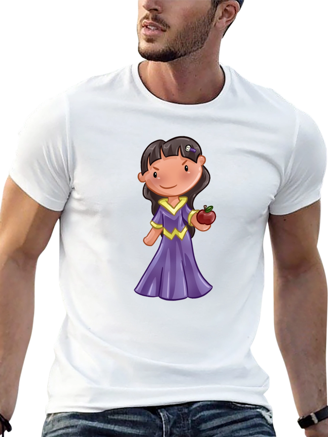Snow White Cartoon Graphic T-Shirt
