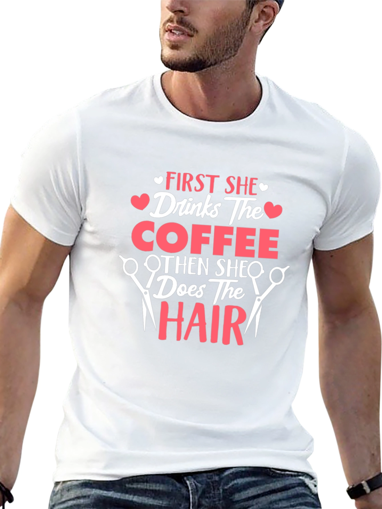 Coffee & Hair Stylist T-Shirt