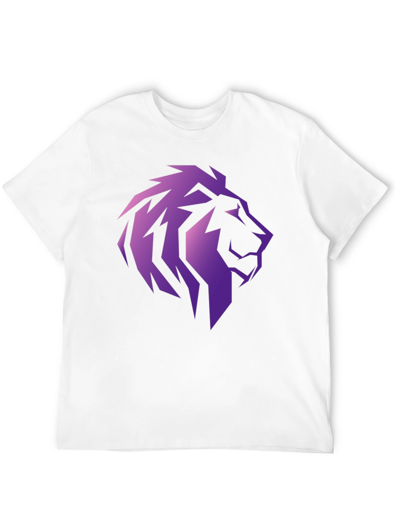 Lion Head Graphic Tee - Stylish Mens T-Shirt