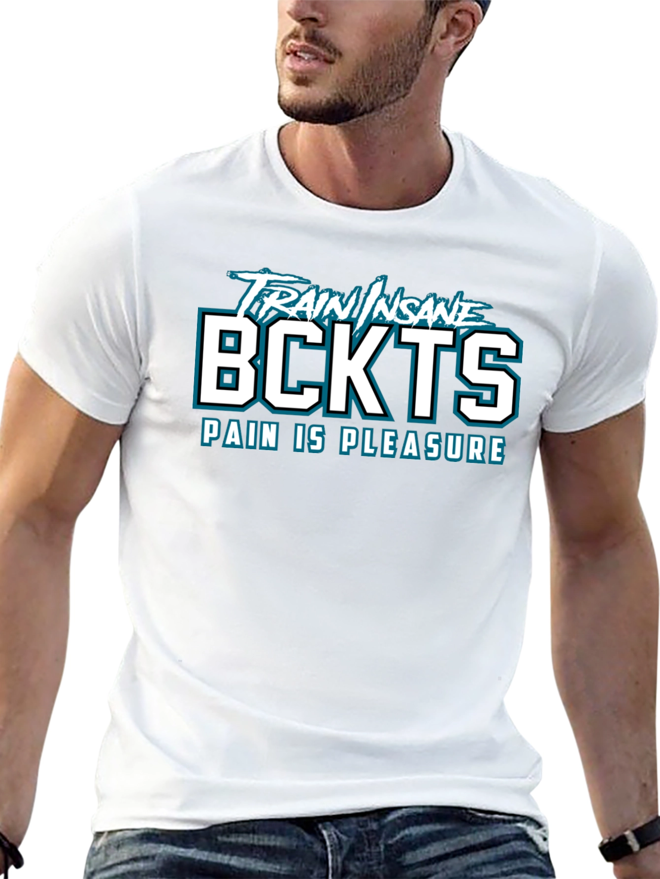 Train Insane BCKTS Black Graphic Tee