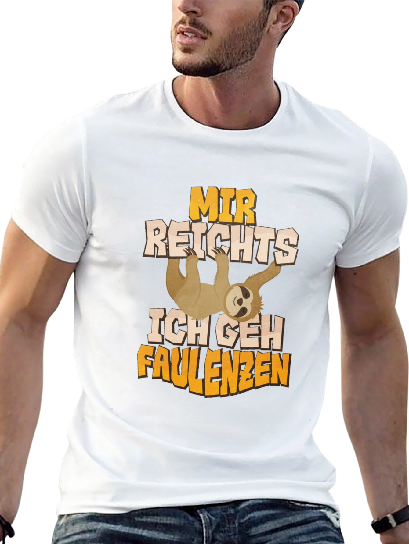 Funny Sloth T-Shirt - Mir Reichts Ich Geh Faulenzen