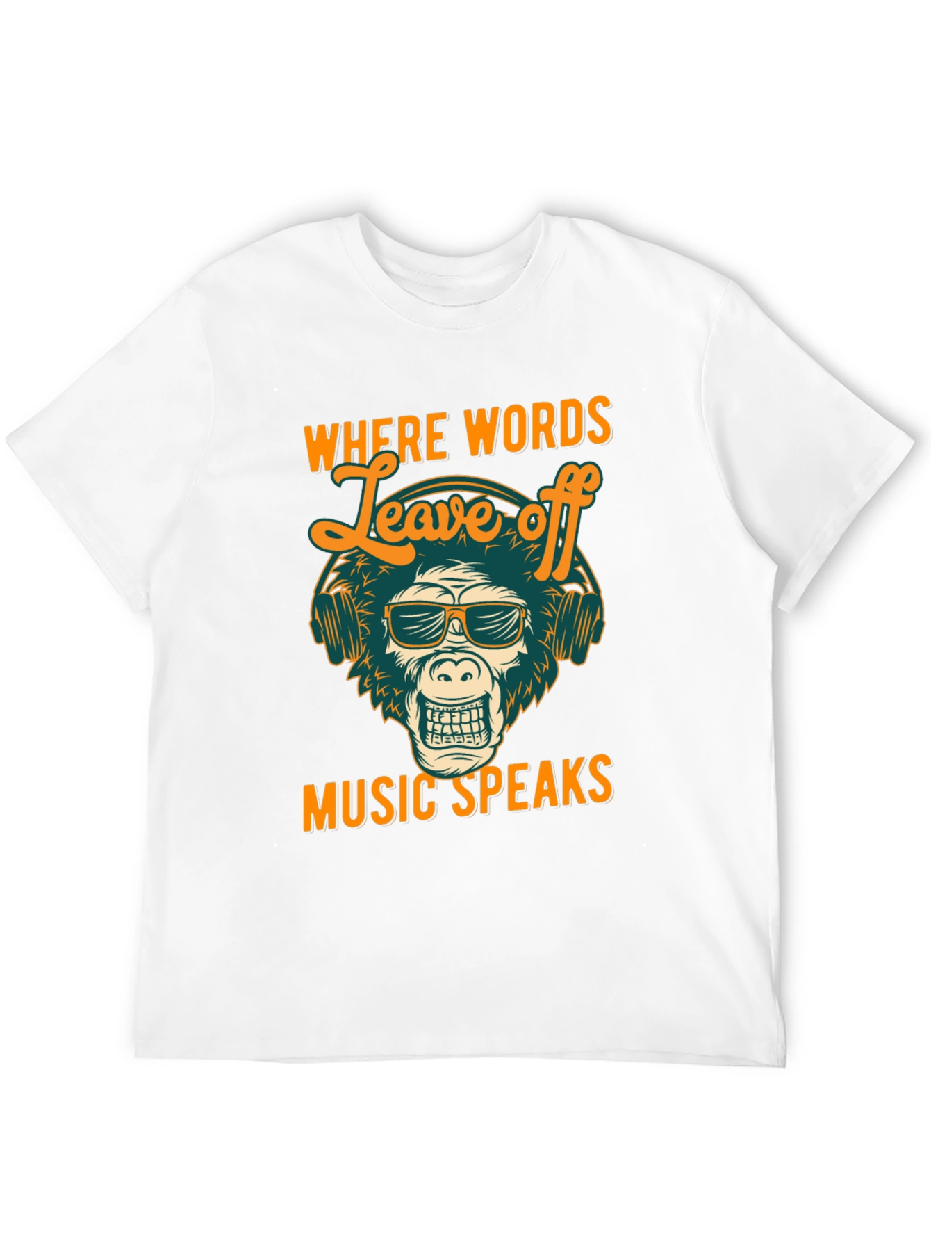 Music Speaks Graphic T-Shirt