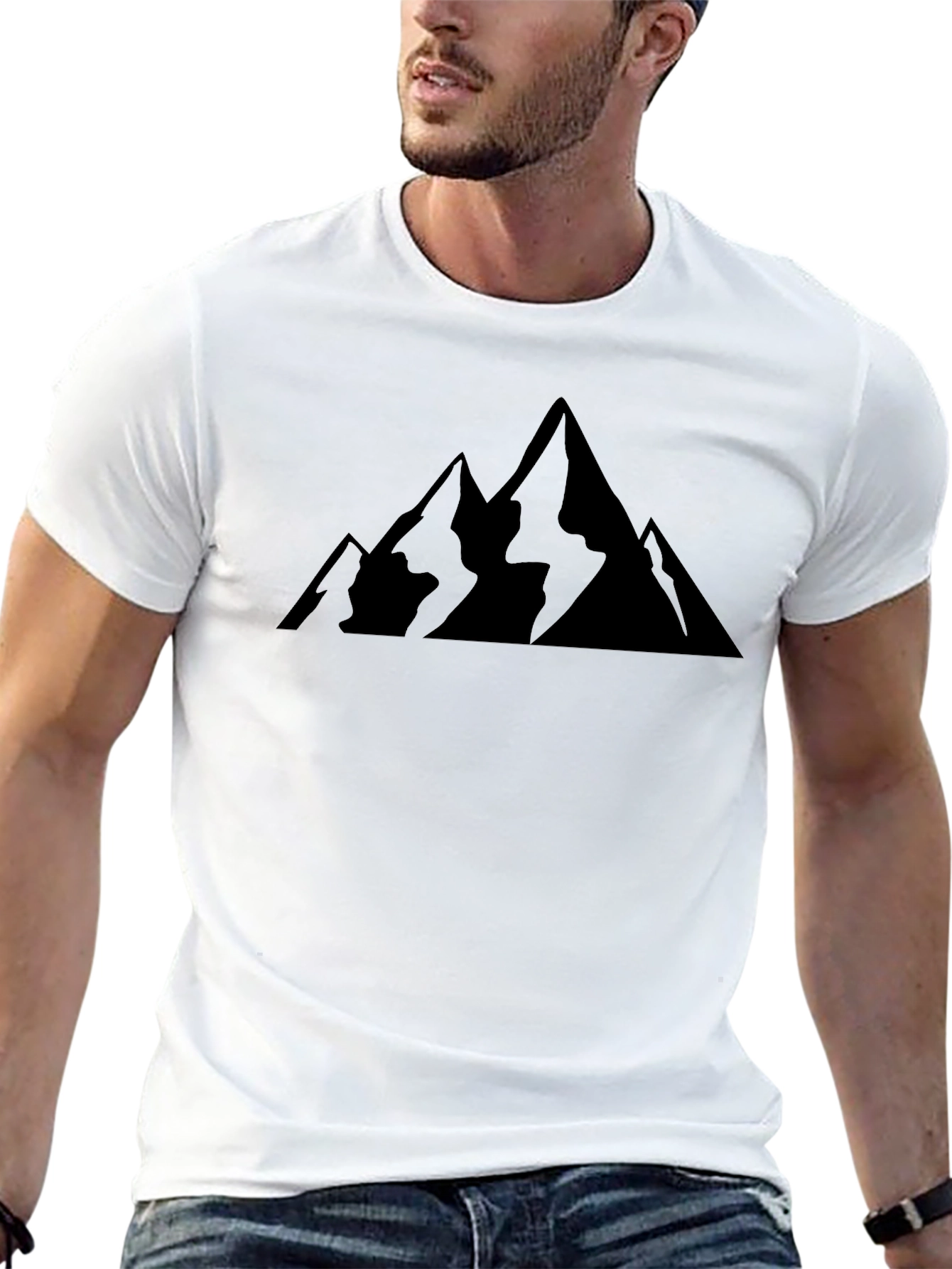 Black Mountain Graphic Tee - Outdoor Adventure Shirt
