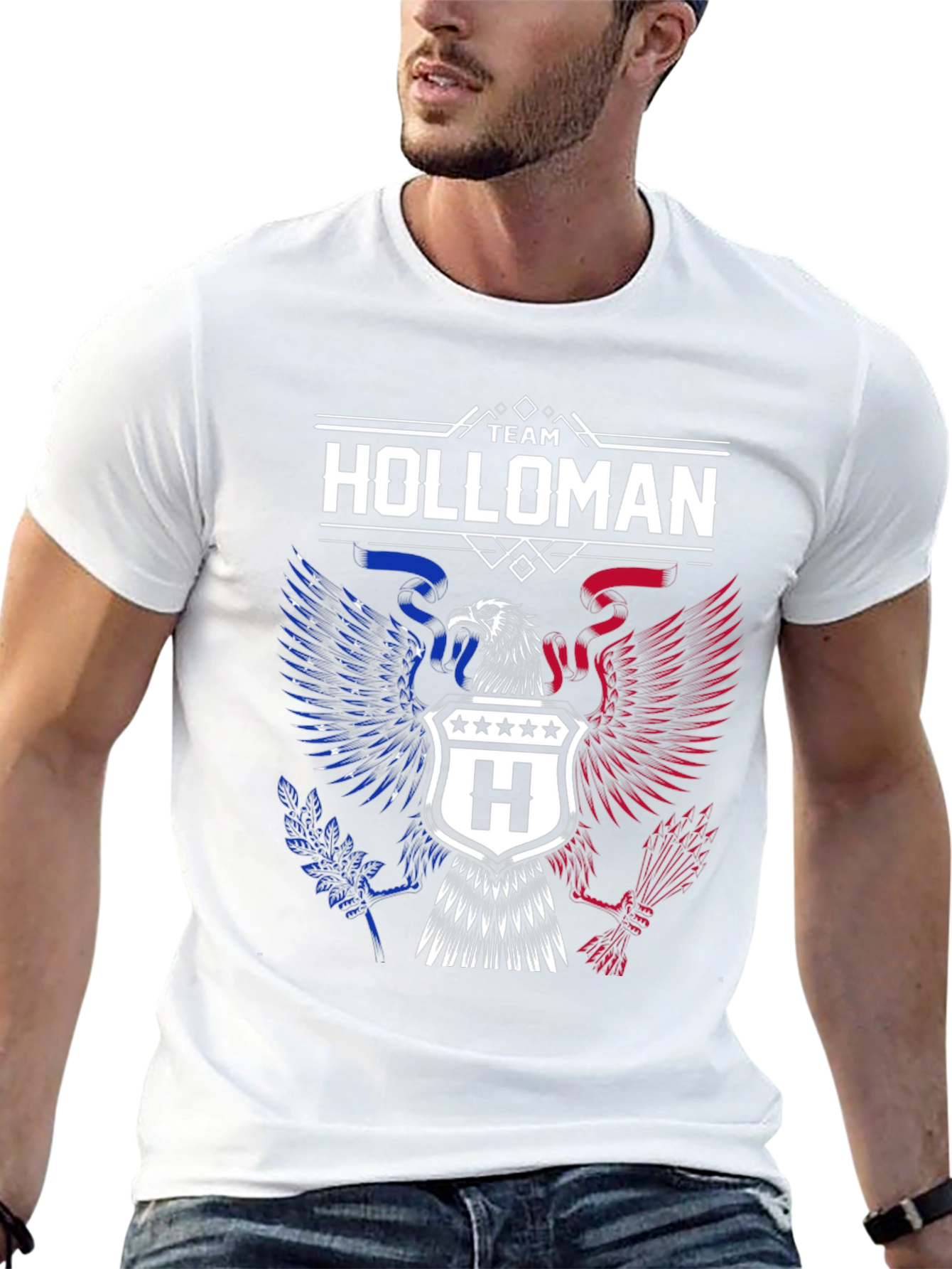 Team Holloman Patriotic Eagle T-Shirt