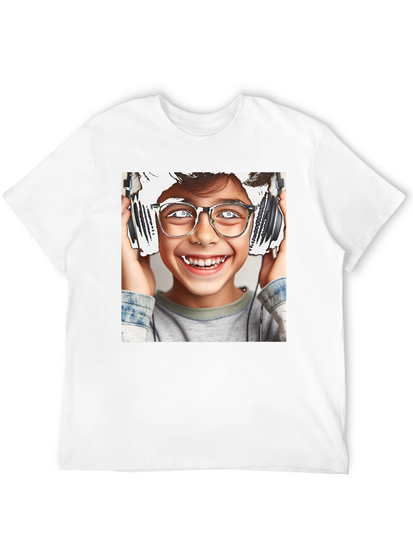 Cool Kid Graphic Tee - Black Cotton Comfort