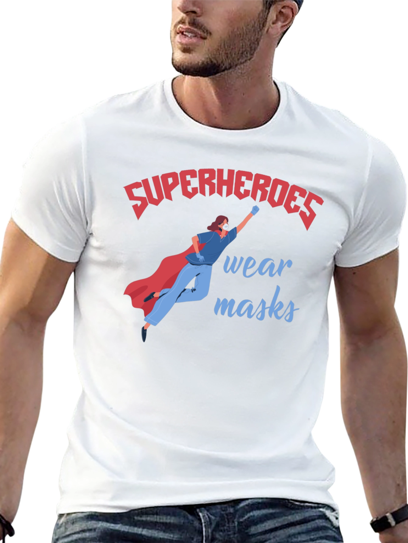 Superheroes Wear Masks T-Shirt