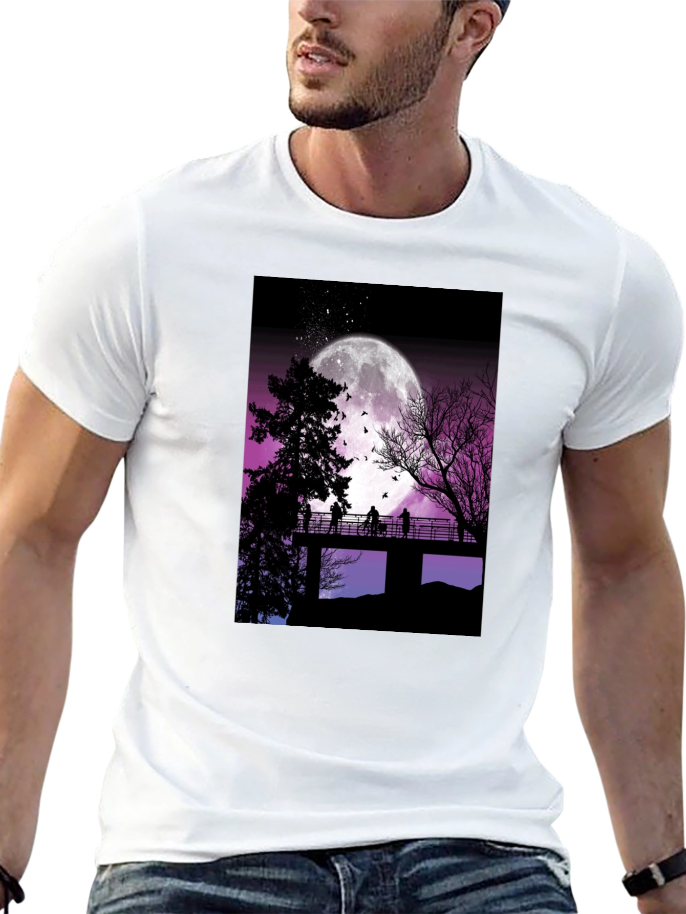 Moonlit Stranger Things T-Shirt